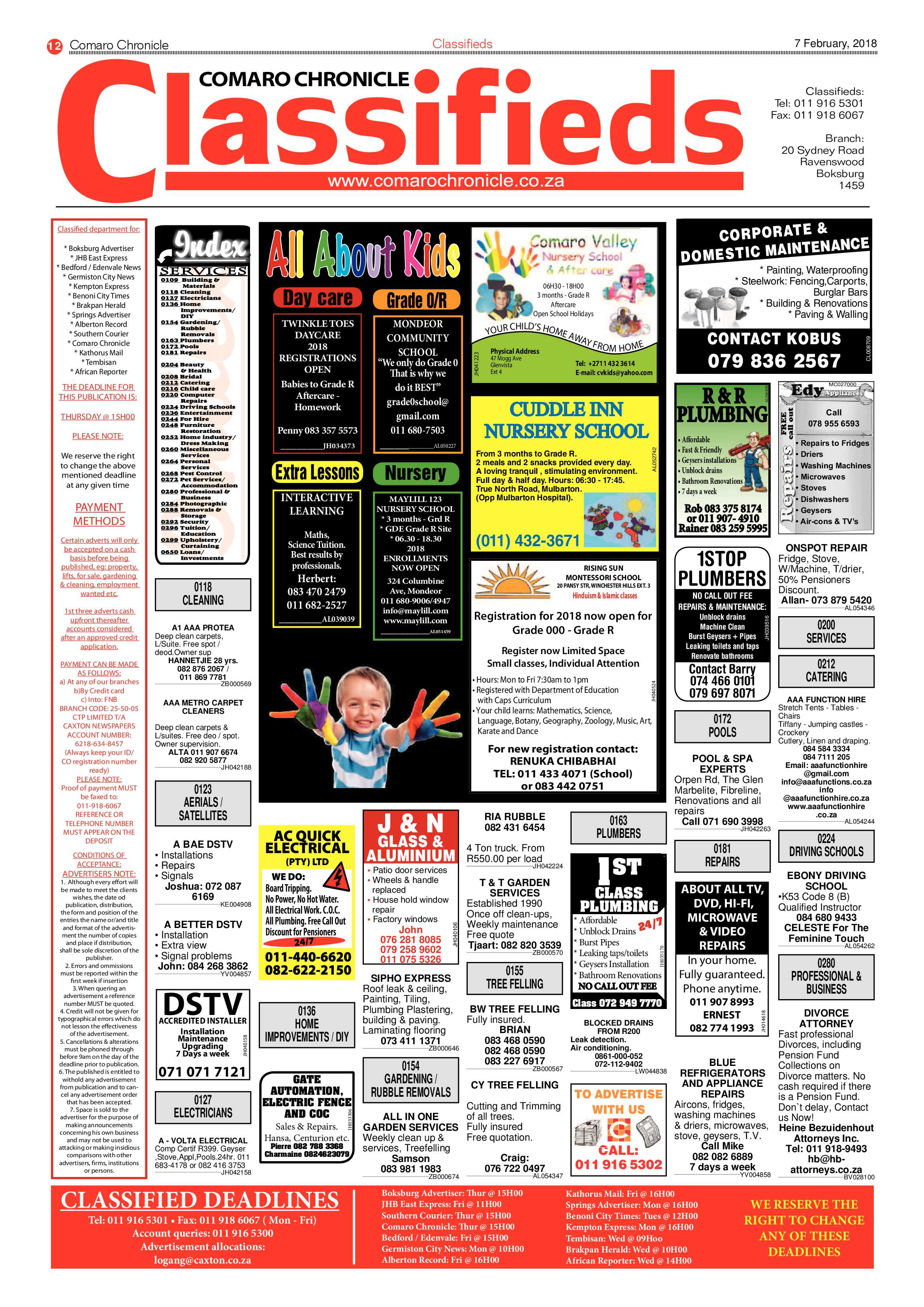 Comaro Chronicle 07 February 2018 page 12