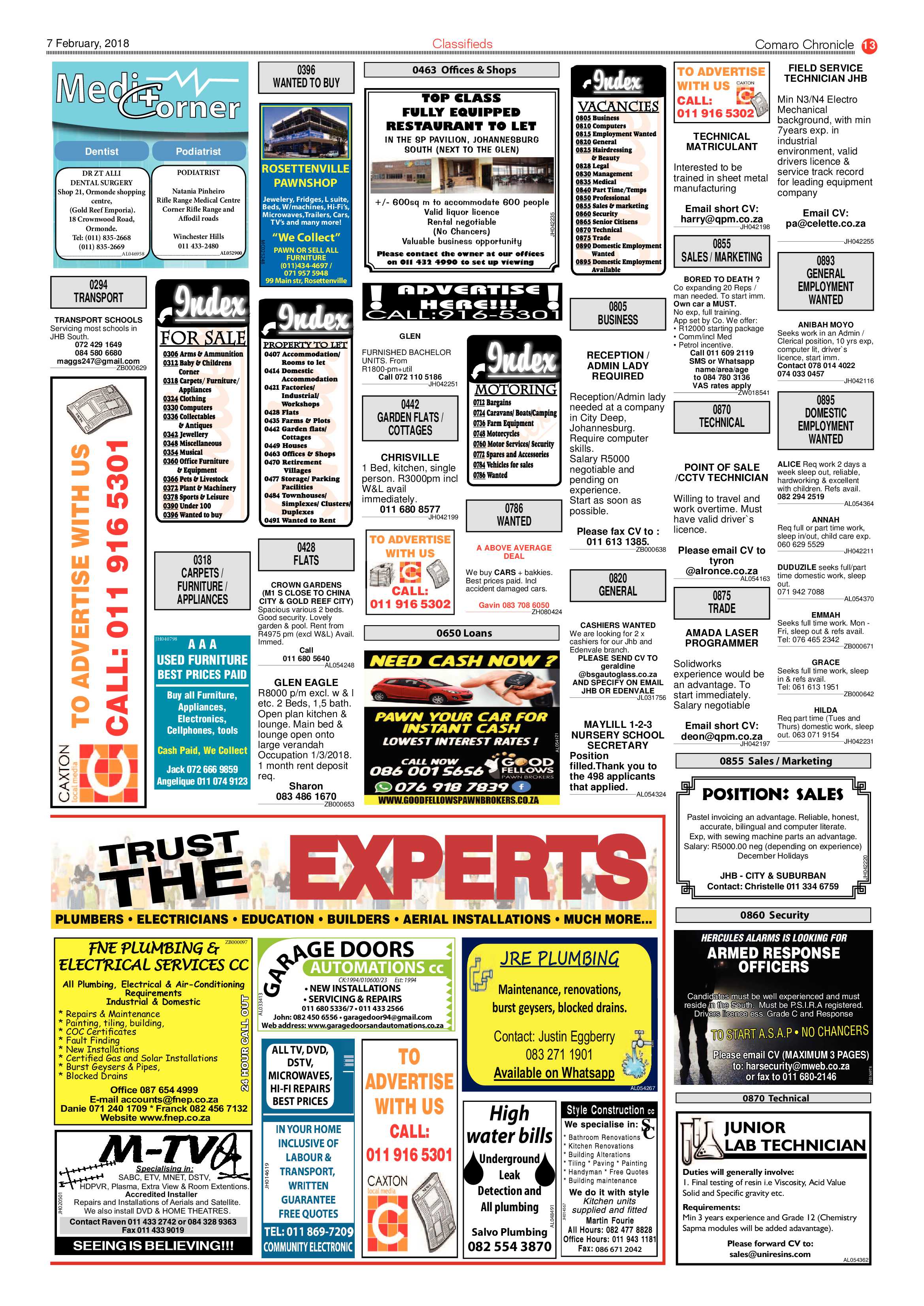 Comaro Chronicle 07 February 2018 page 13