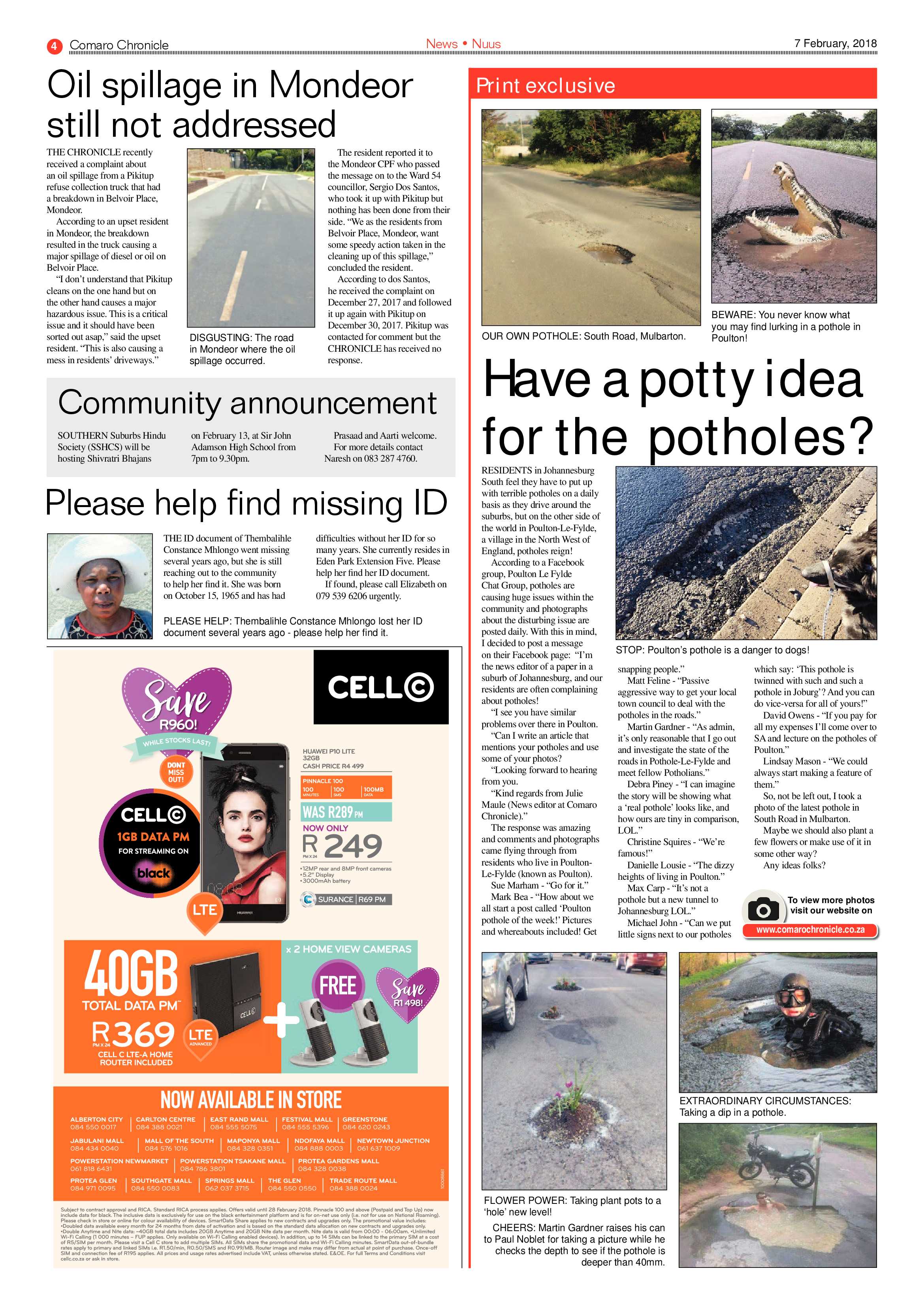 Comaro Chronicle 07 February 2018 page 4