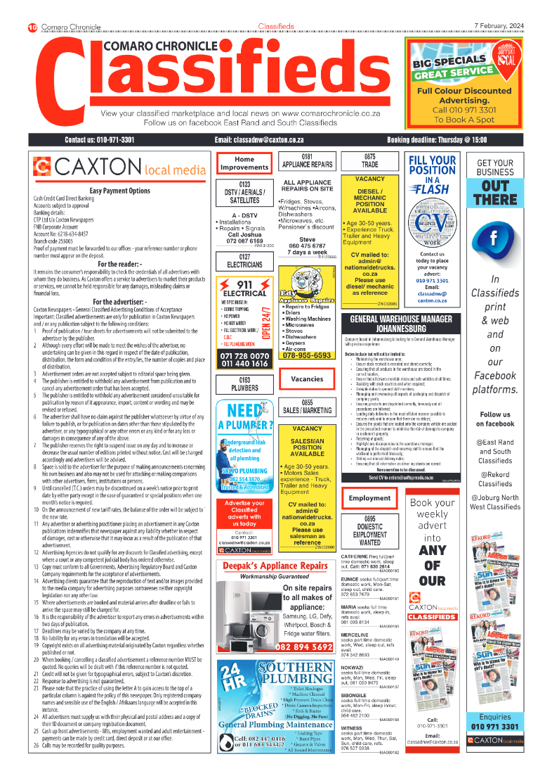 Comaro Chronicle 07 February 2024 page 10