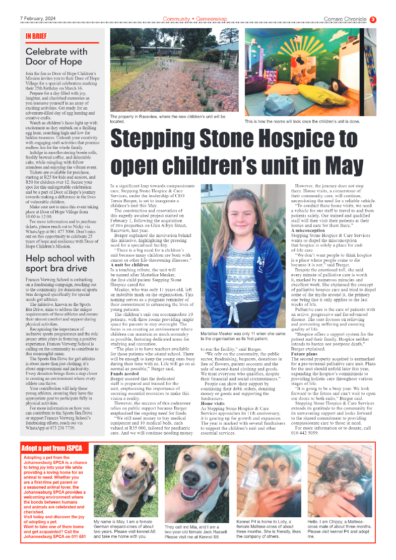 Comaro Chronicle 07 February 2024 page 3