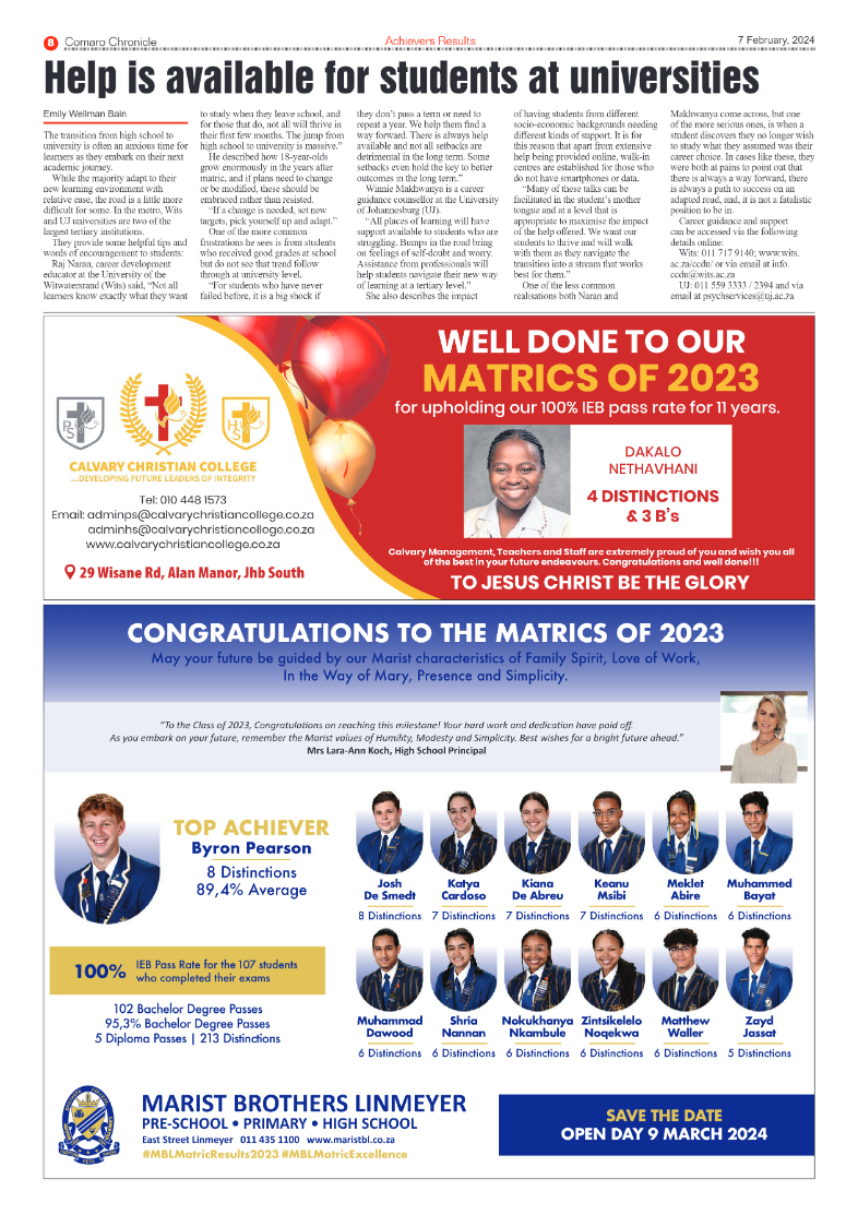 Comaro Chronicle 07 February 2024 page 8
