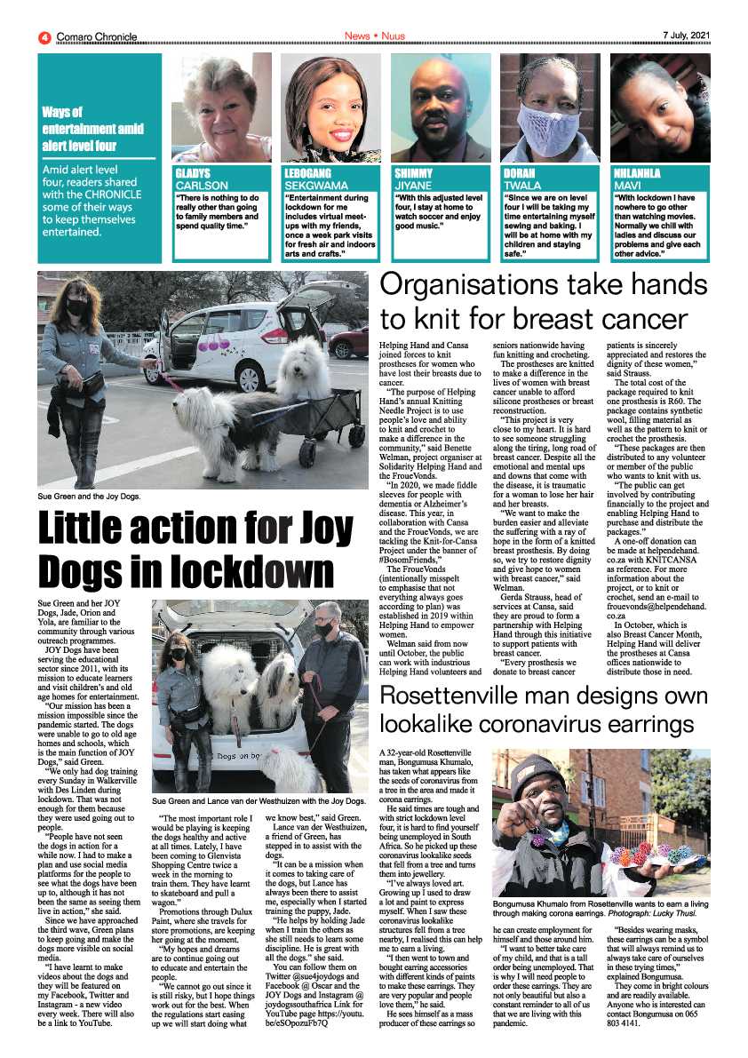 Comaro Chronicle 07 July 2021 page 4
