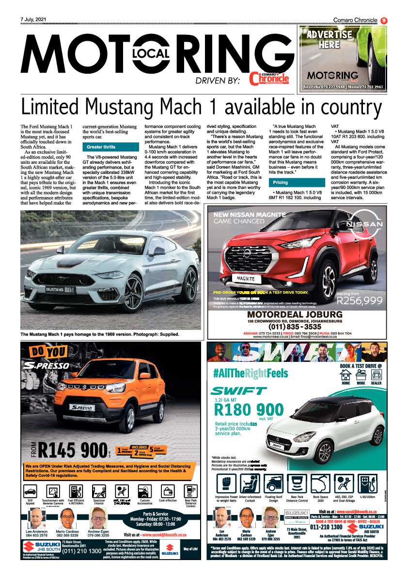 Comaro Chronicle 07 July 2021 page 9