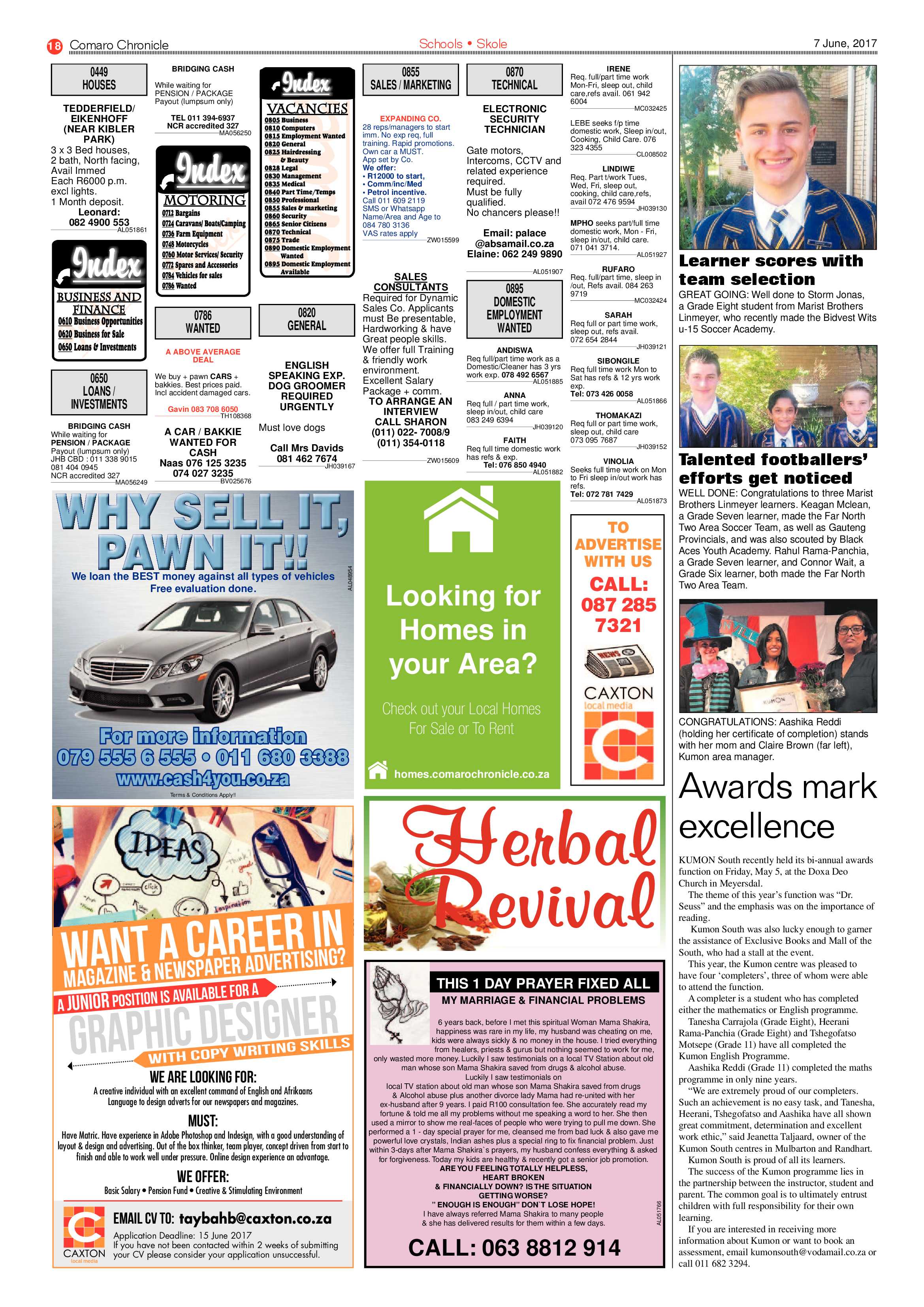 Comaro Chronicle 07 June 2017 page 18