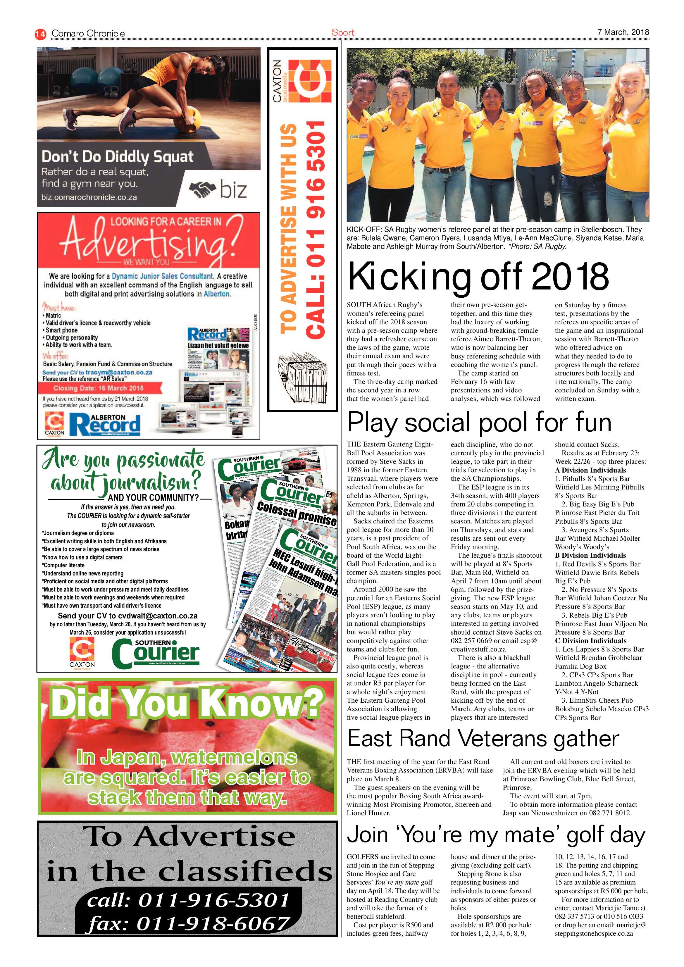 Comaro Chronicle 07 March 2018 page 14