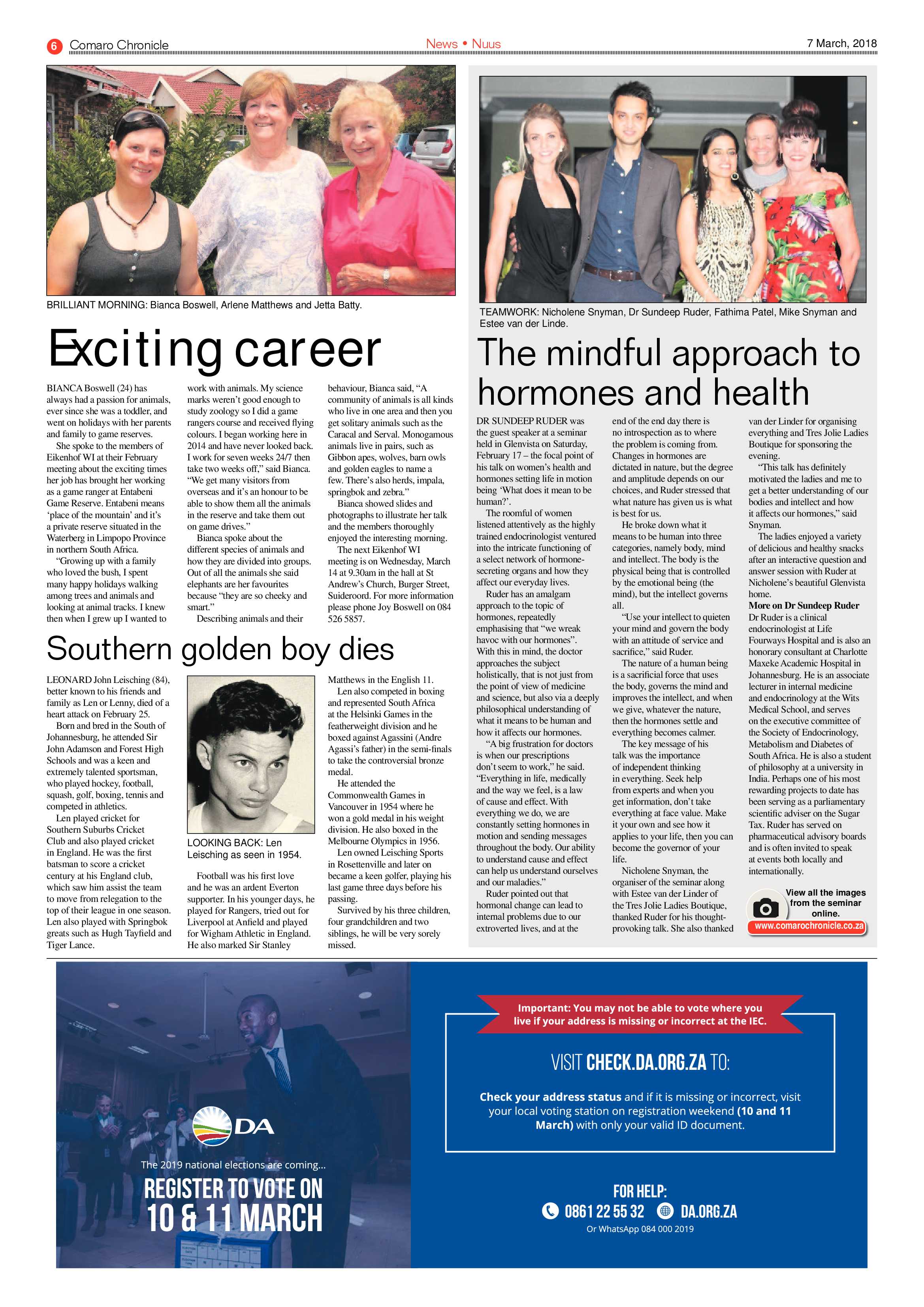 Comaro Chronicle 07 March 2018 page 6