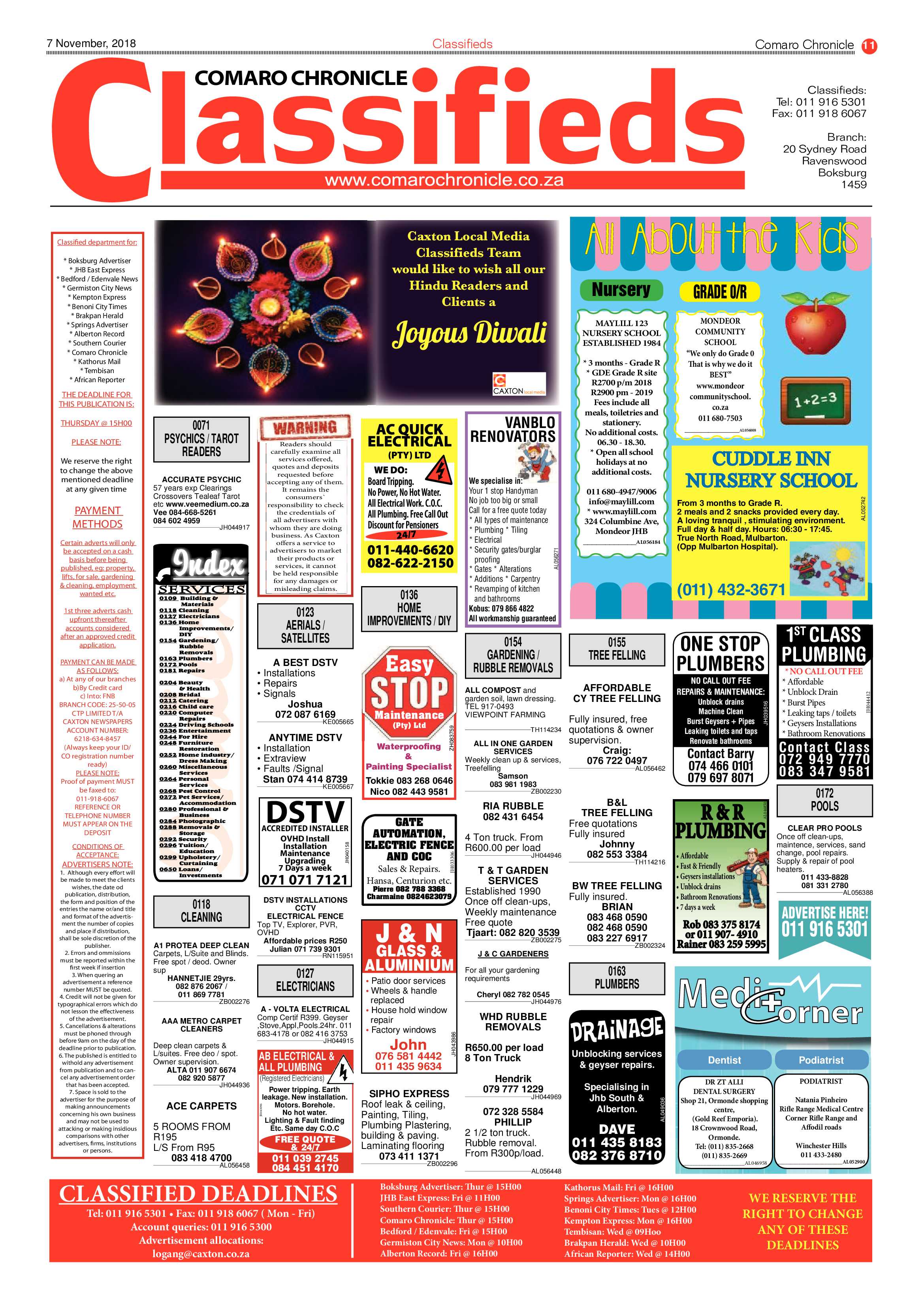 Comaro Chronicle 07 November 2018 page 11