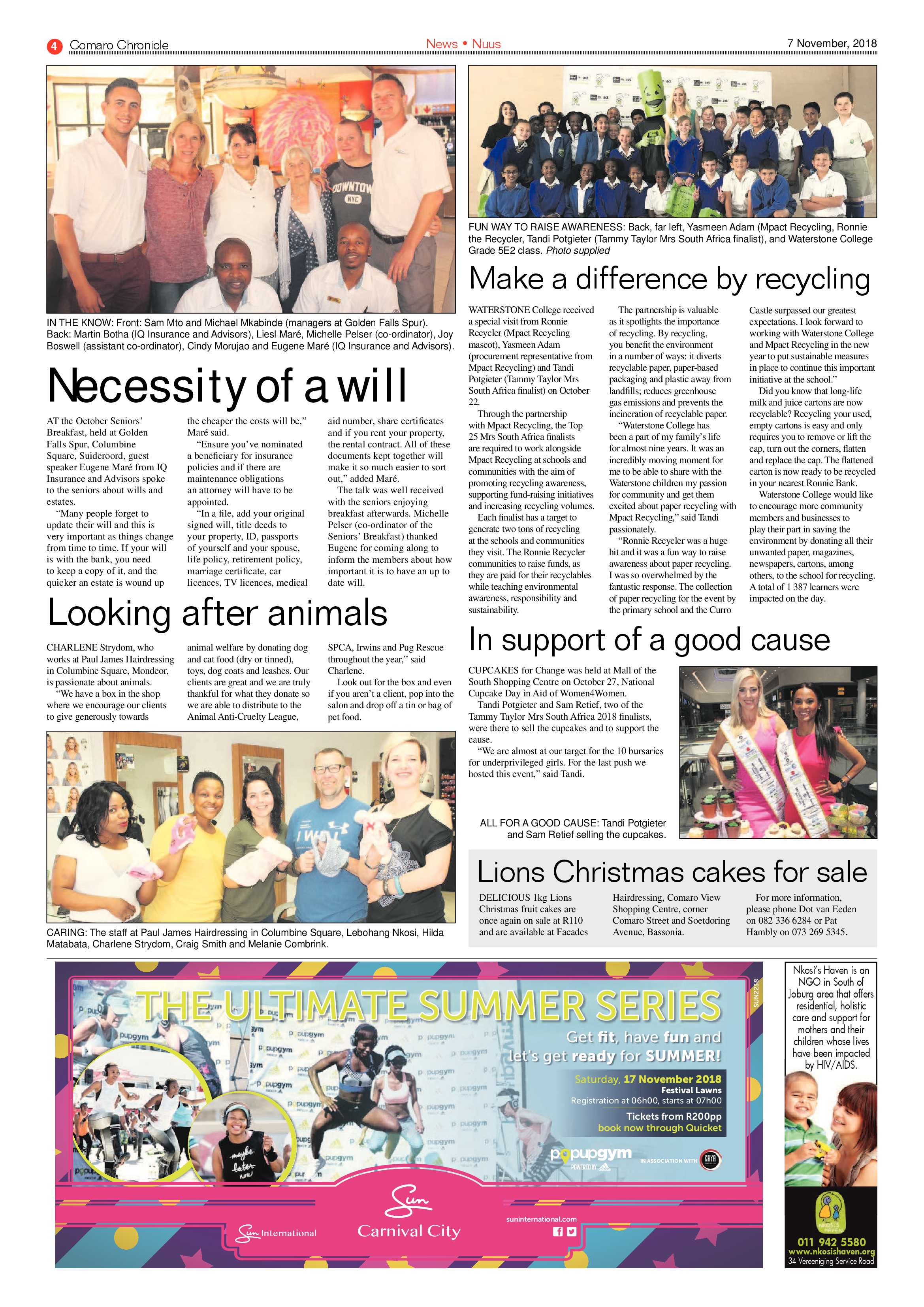 Comaro Chronicle 07 November 2018 page 4