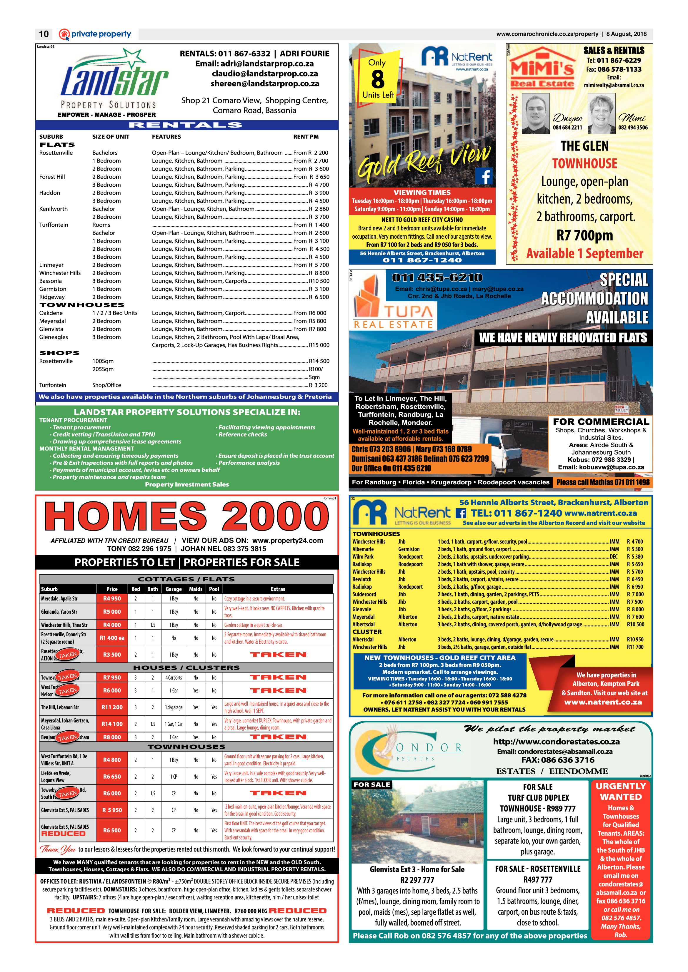 Comaro Chronicle 08 August 2018 page 10