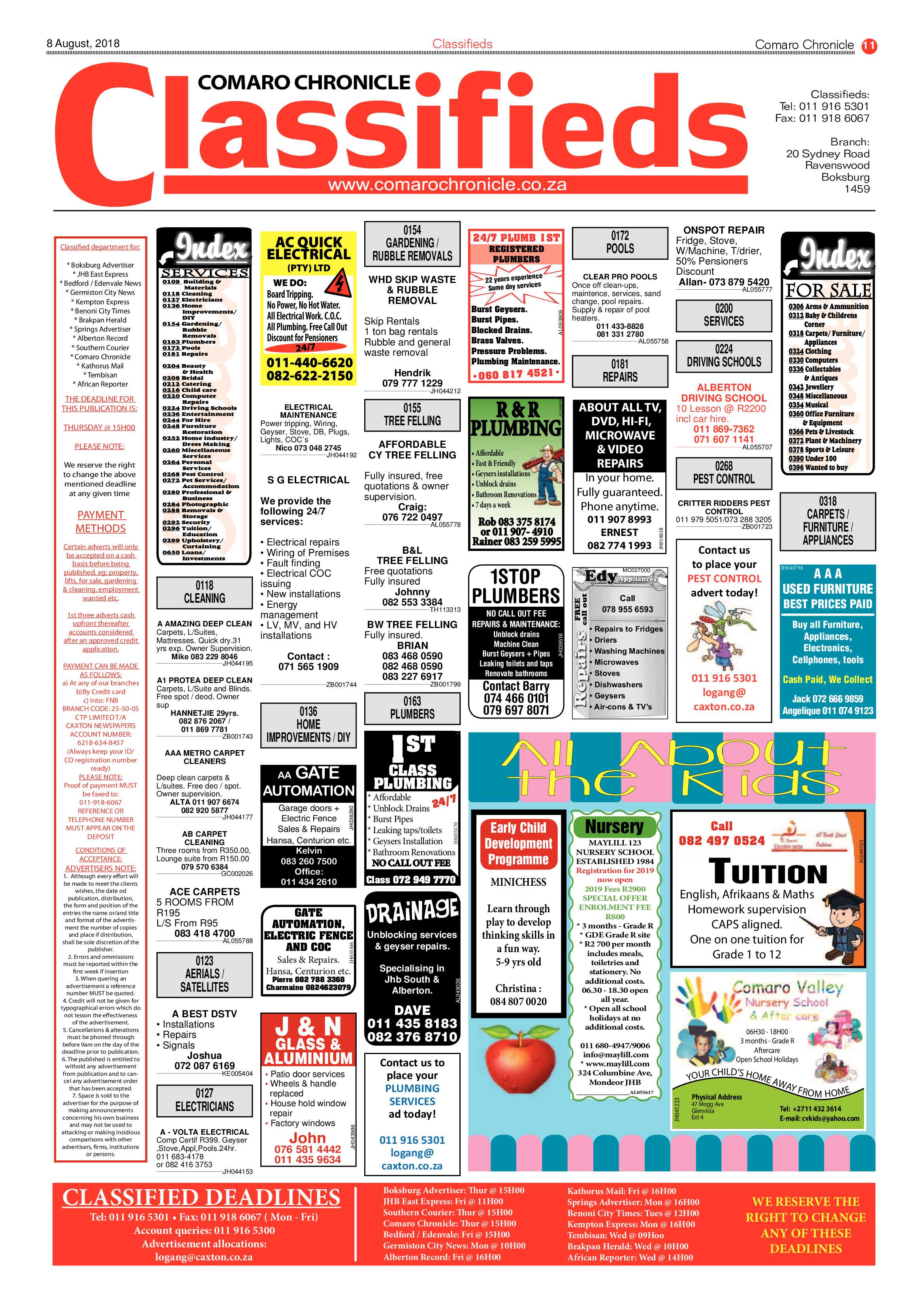 Comaro Chronicle 08 August 2018 page 11