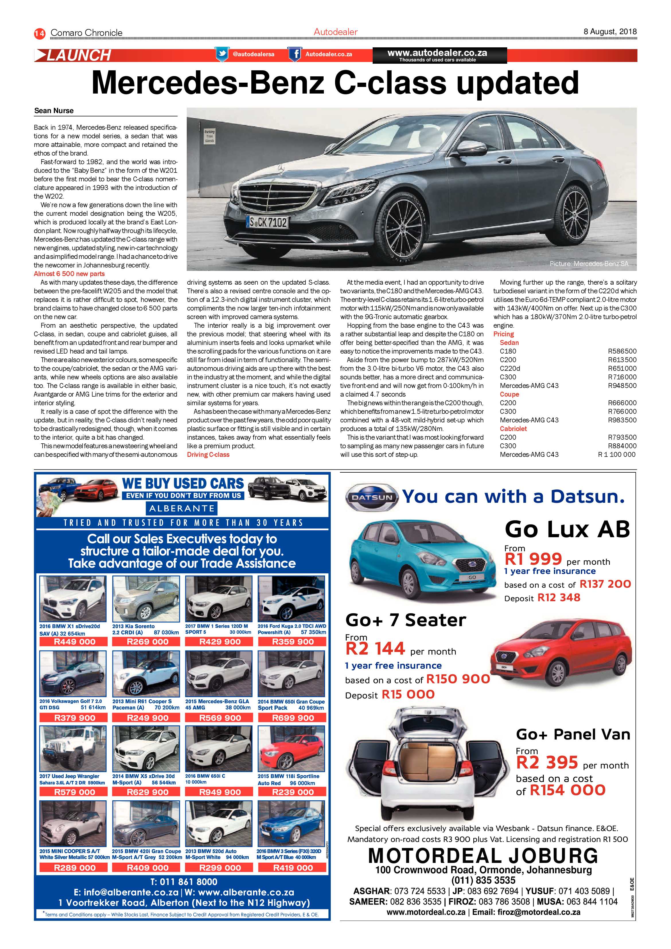 Comaro Chronicle 08 August 2018 page 14