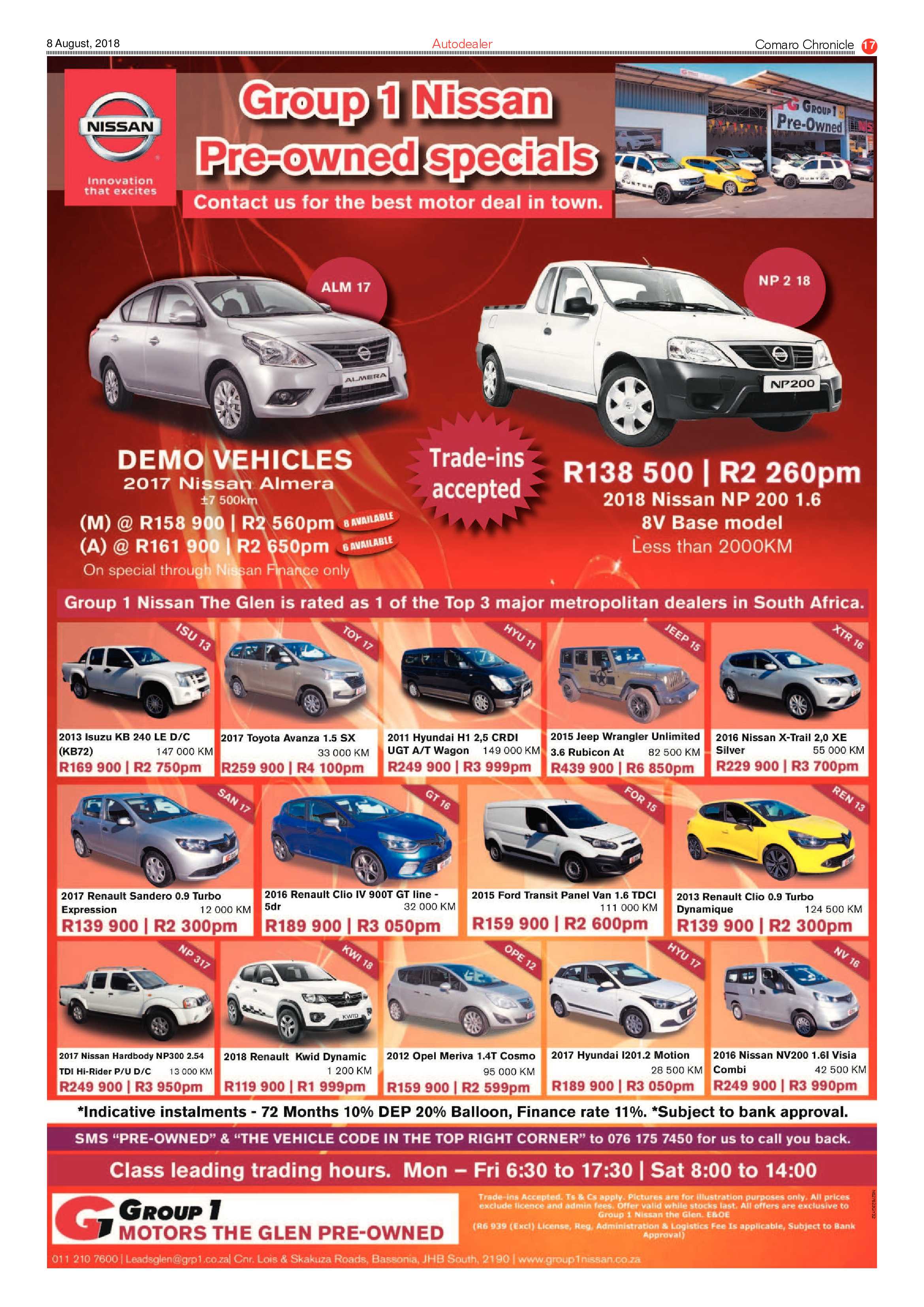 Comaro Chronicle 08 August 2018 page 17