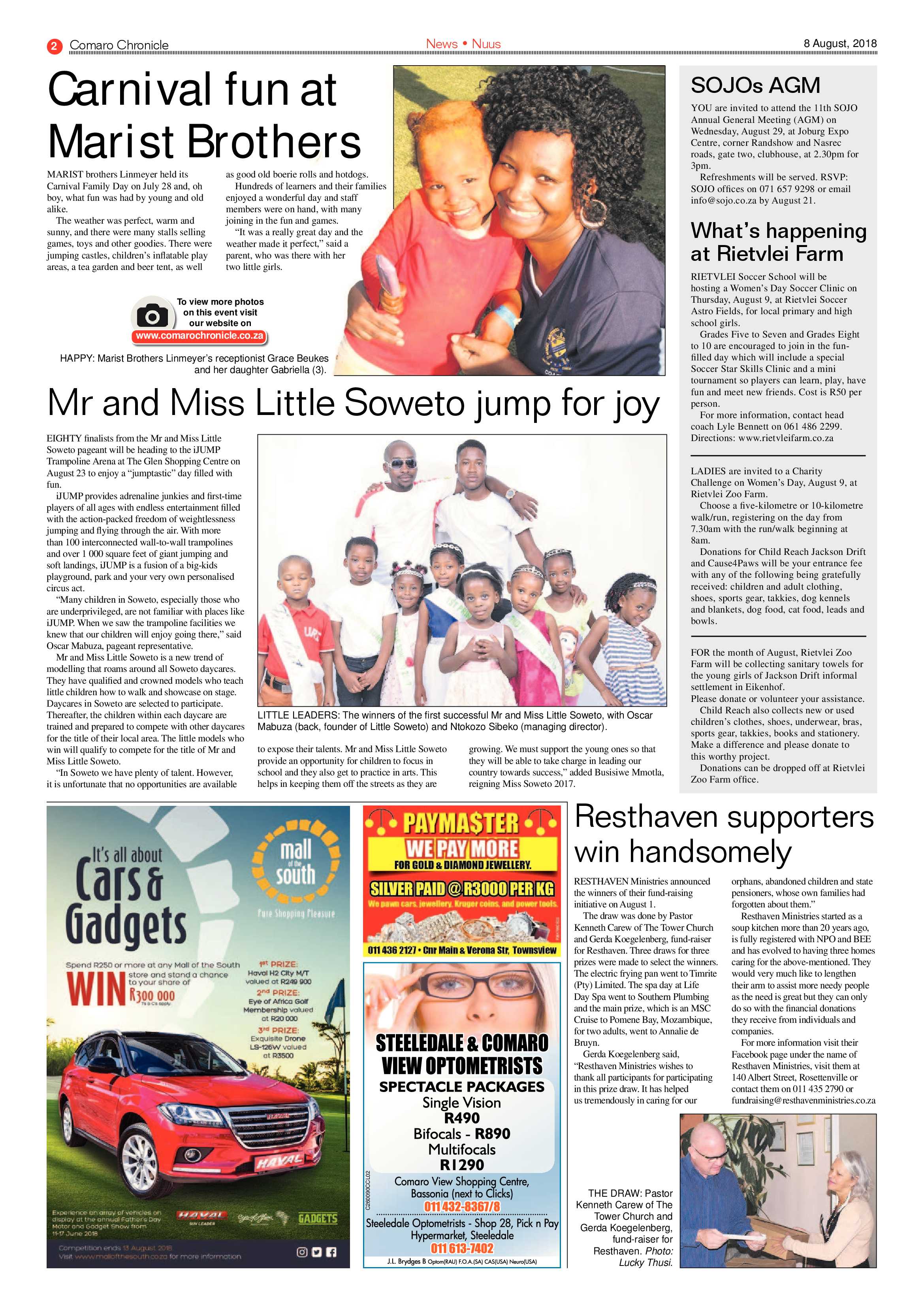 Comaro Chronicle 08 August 2018 page 2