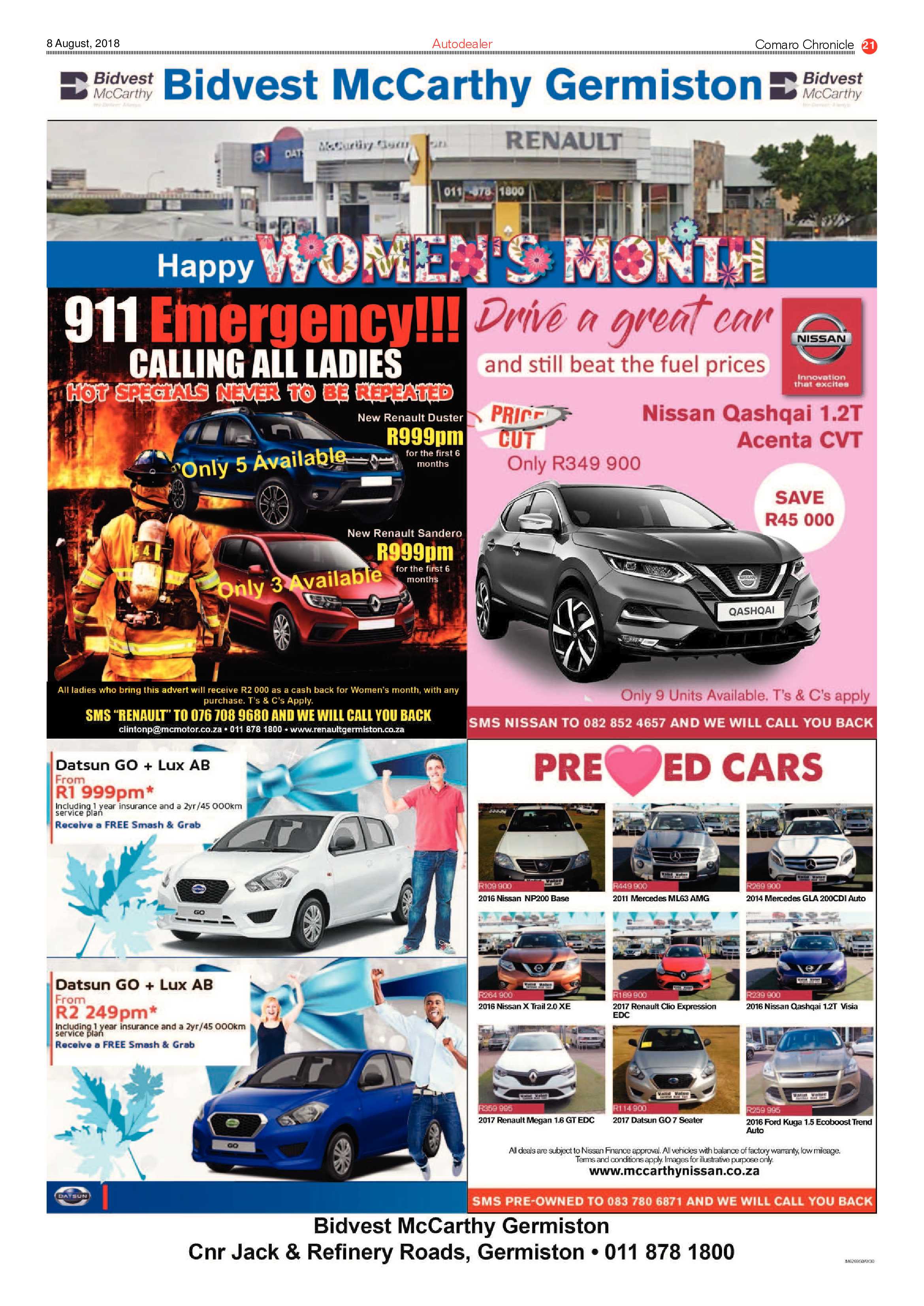 Comaro Chronicle 08 August 2018 page 21