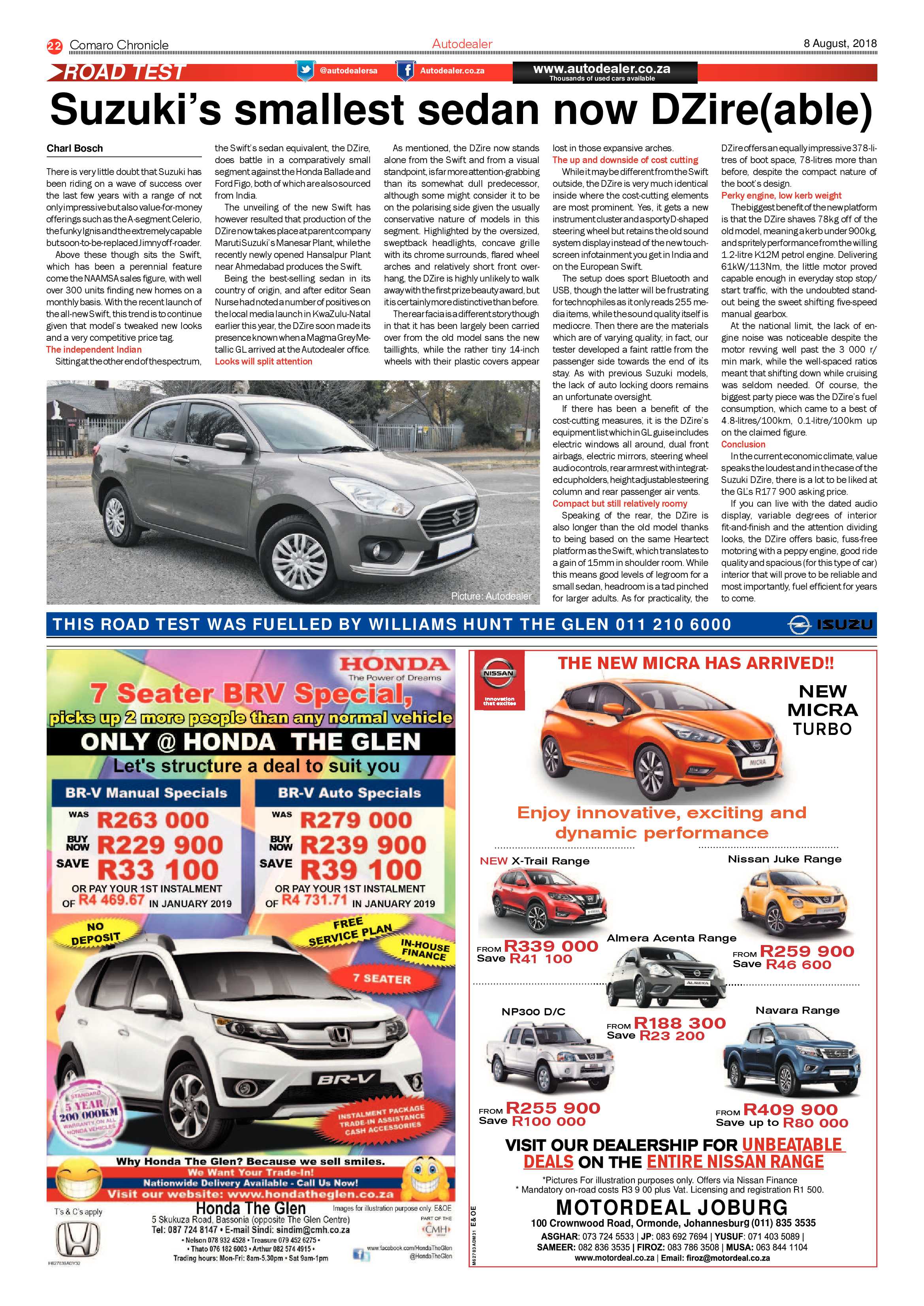 Comaro Chronicle 08 August 2018 page 22