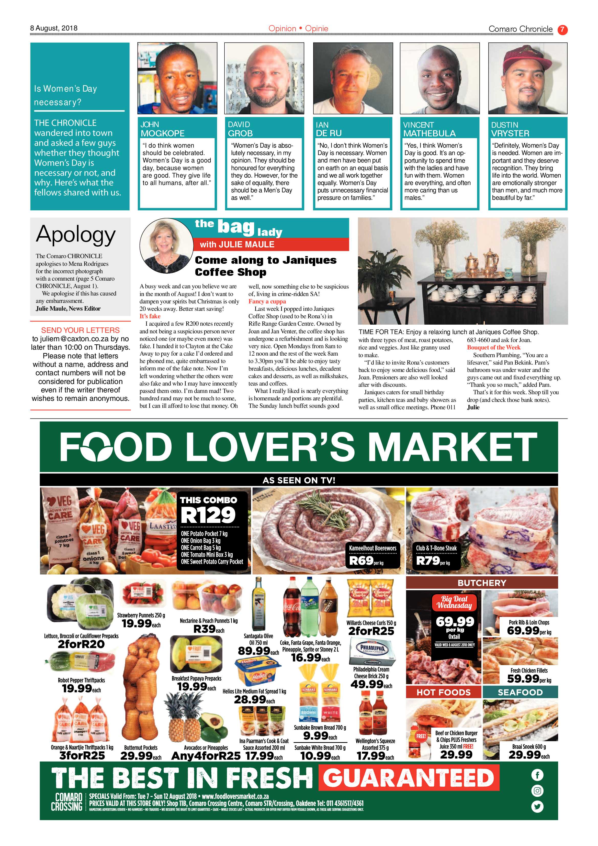 Comaro Chronicle 08 August 2018 page 7