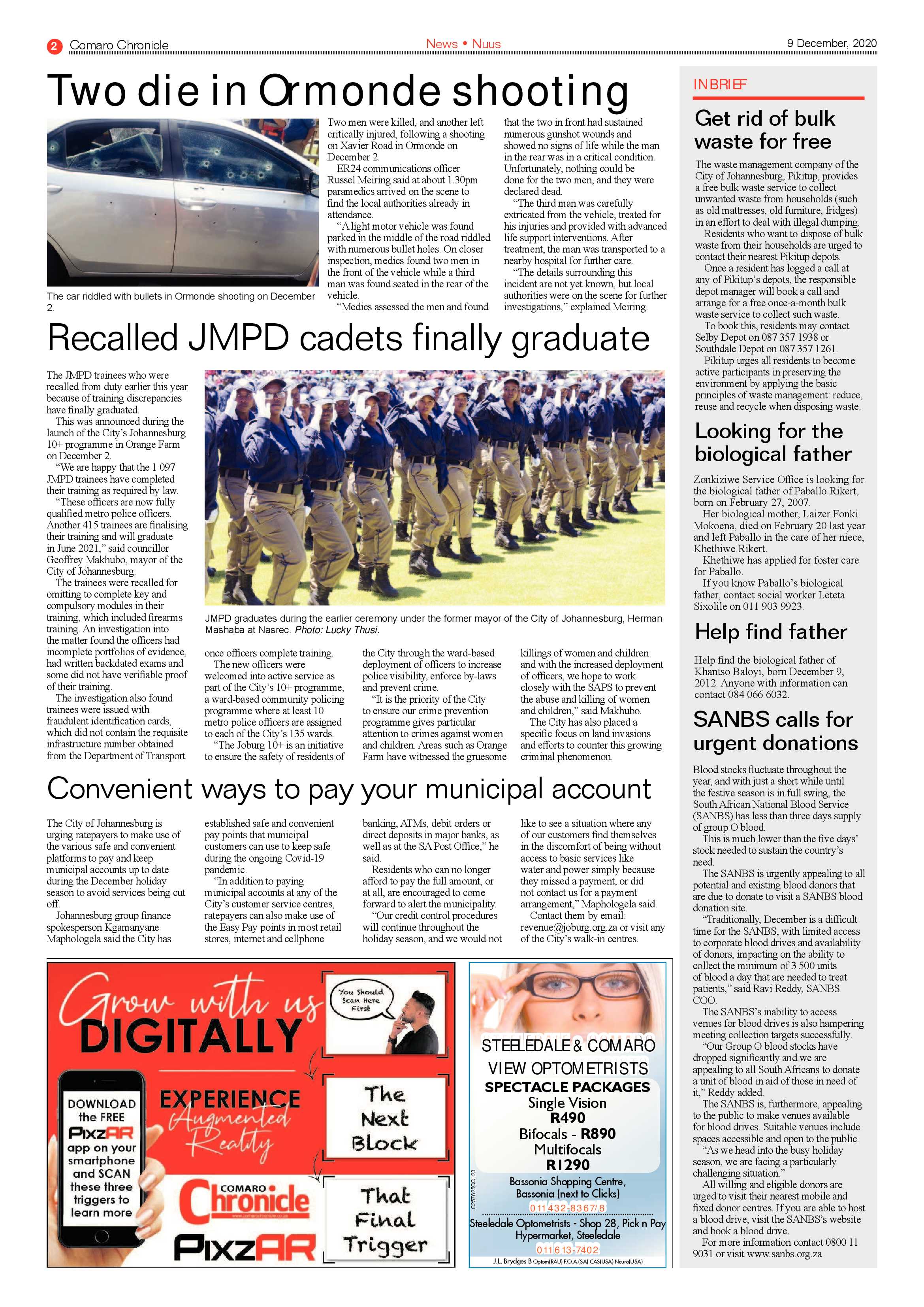 Comaro Chronicle 08 December  2020 page 2