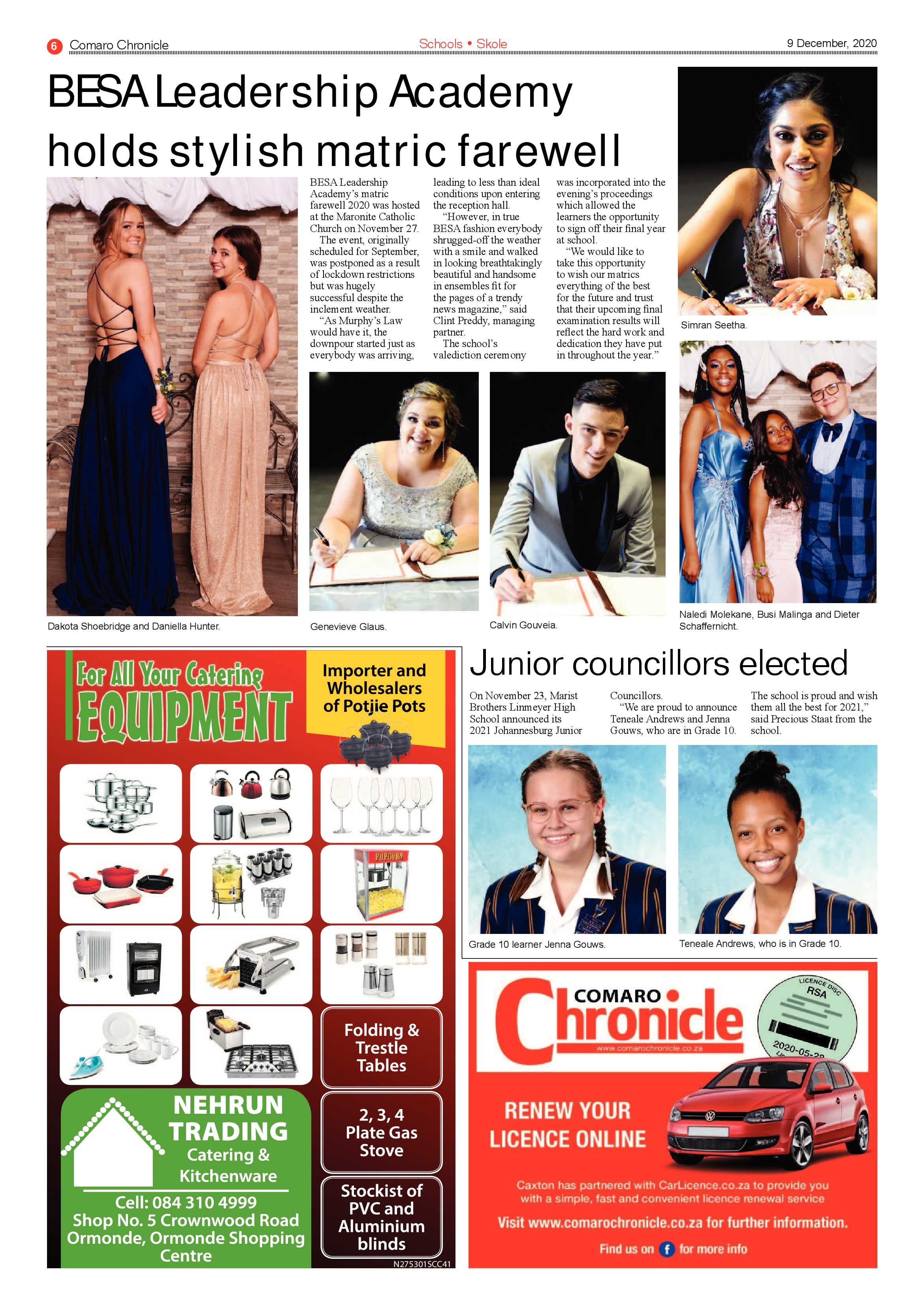 Comaro Chronicle 08 December  2020 page 6