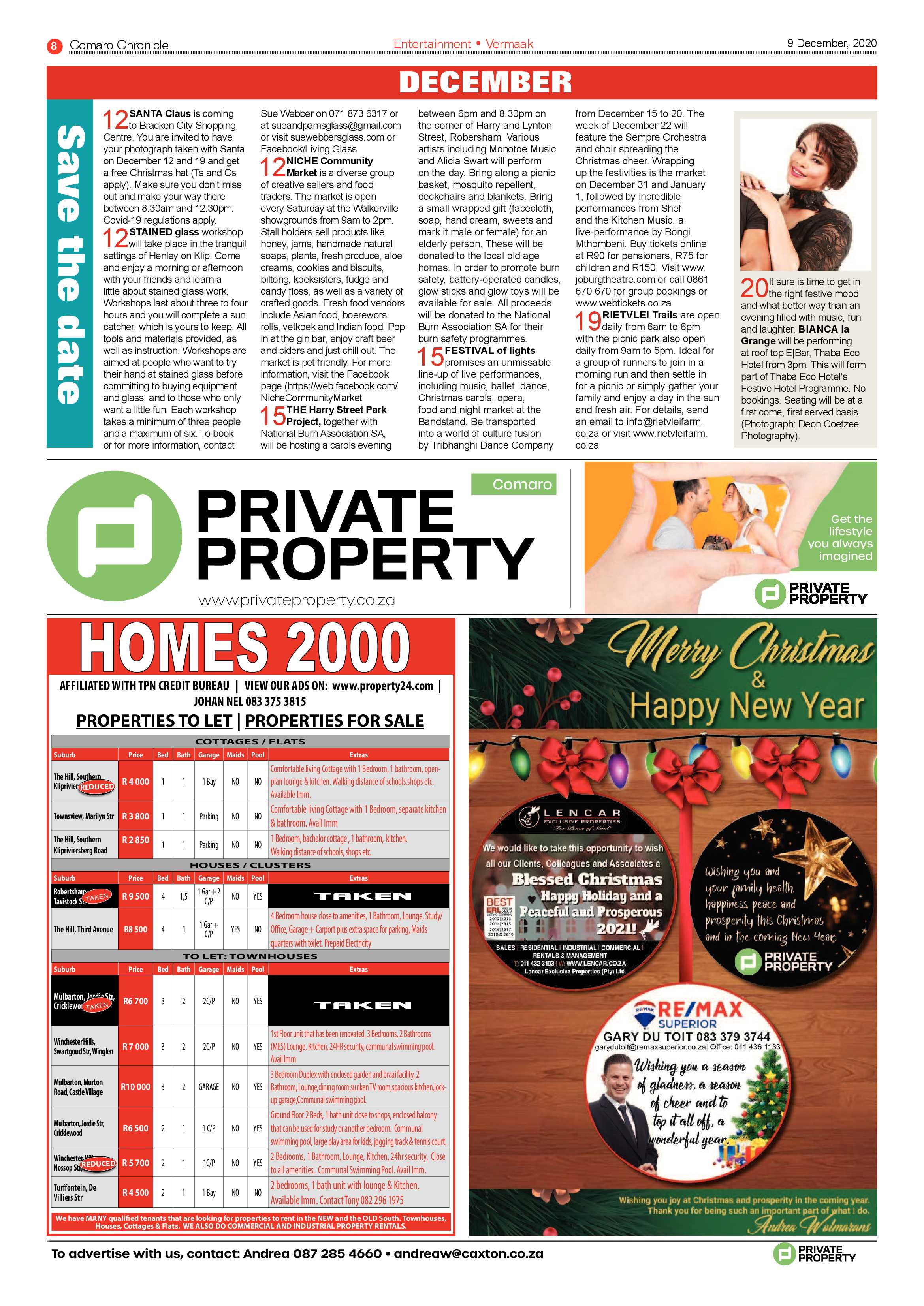 Comaro Chronicle 08 December  2020 page 8