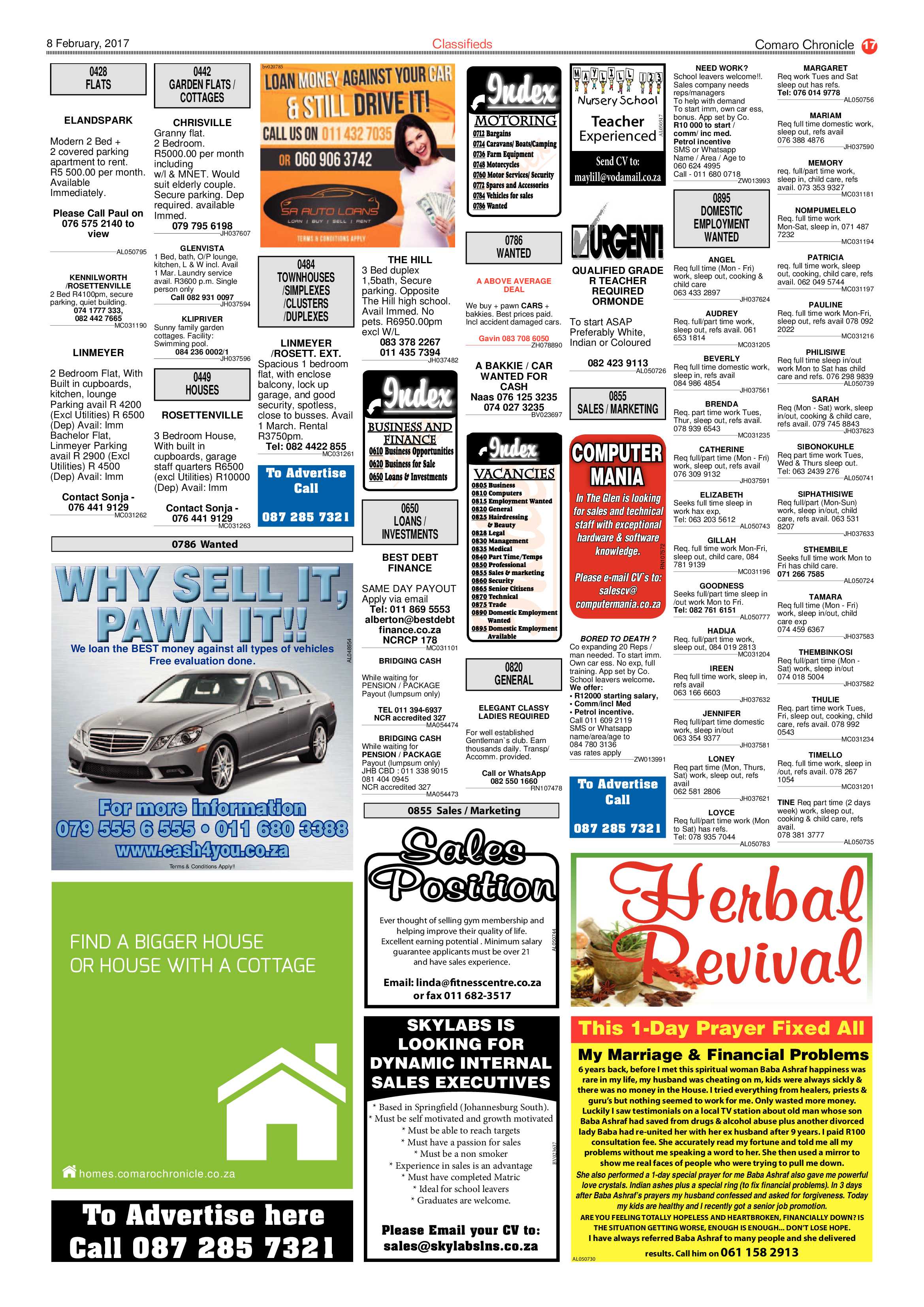 Comaro Chronicle 08 February 2017 page 17