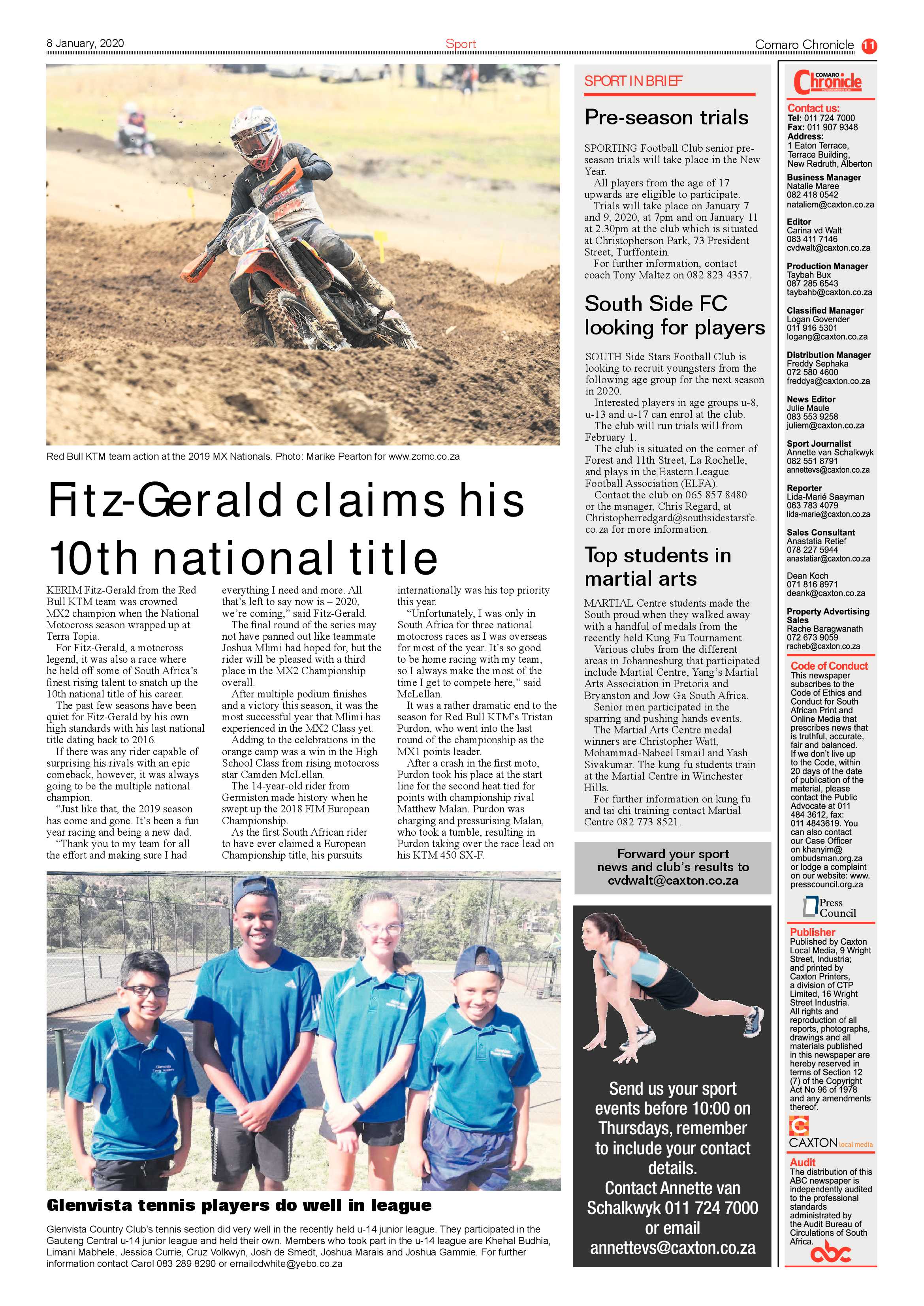 Comaro Chronicle 08 January 2020 page 11