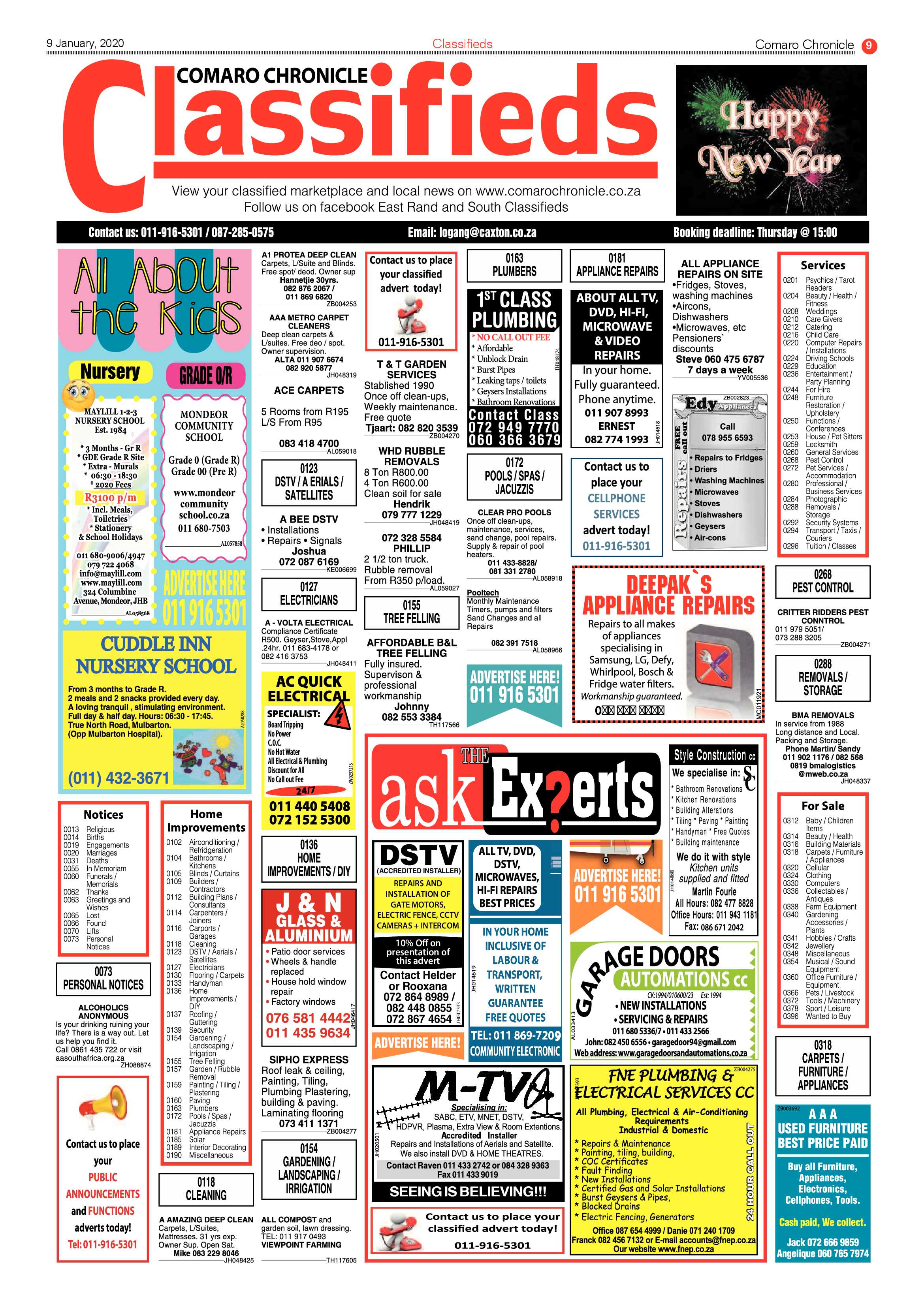 Comaro Chronicle 08 January 2020 page 9