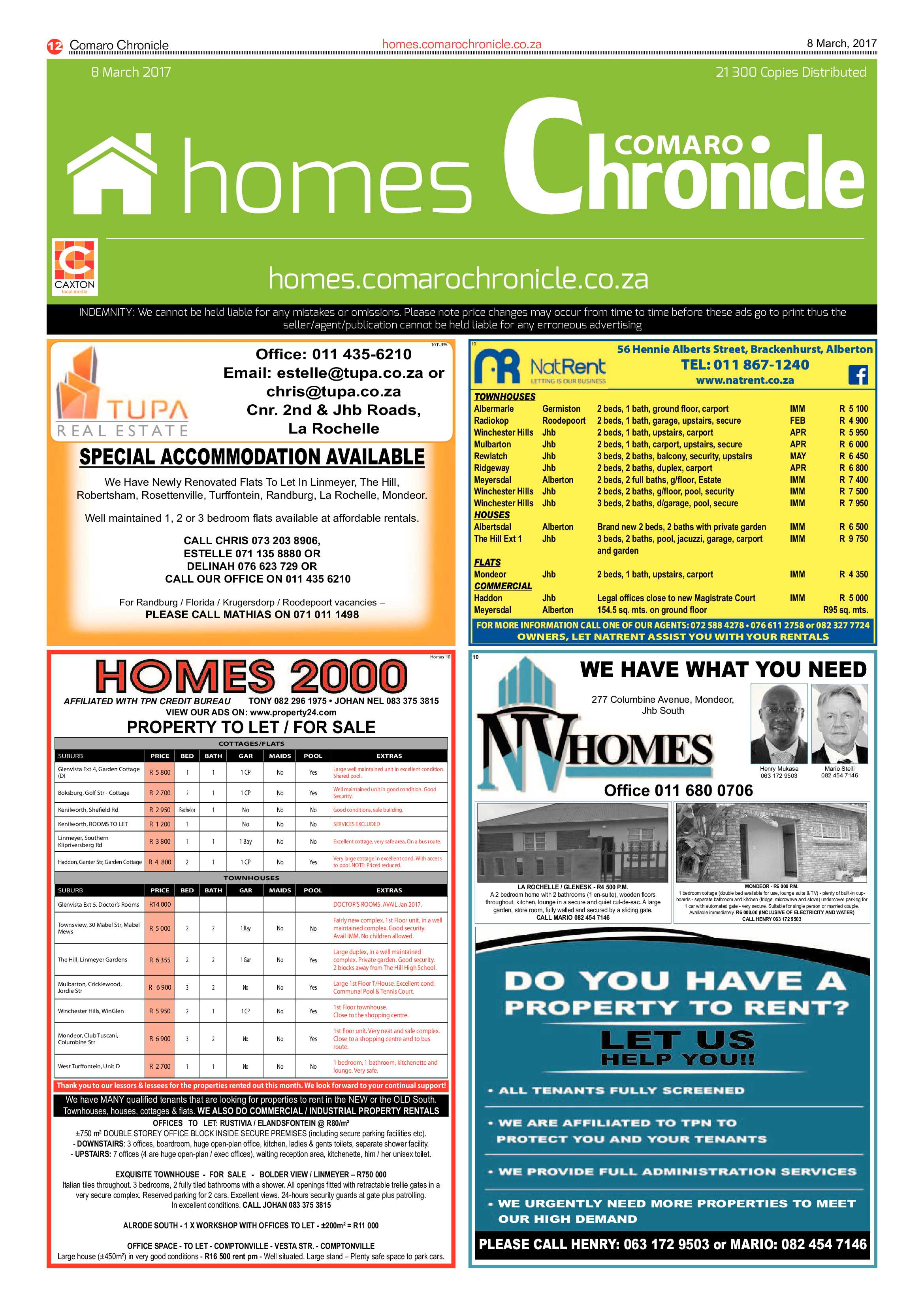 Comaro Chronicle 08 March 2017 page 12