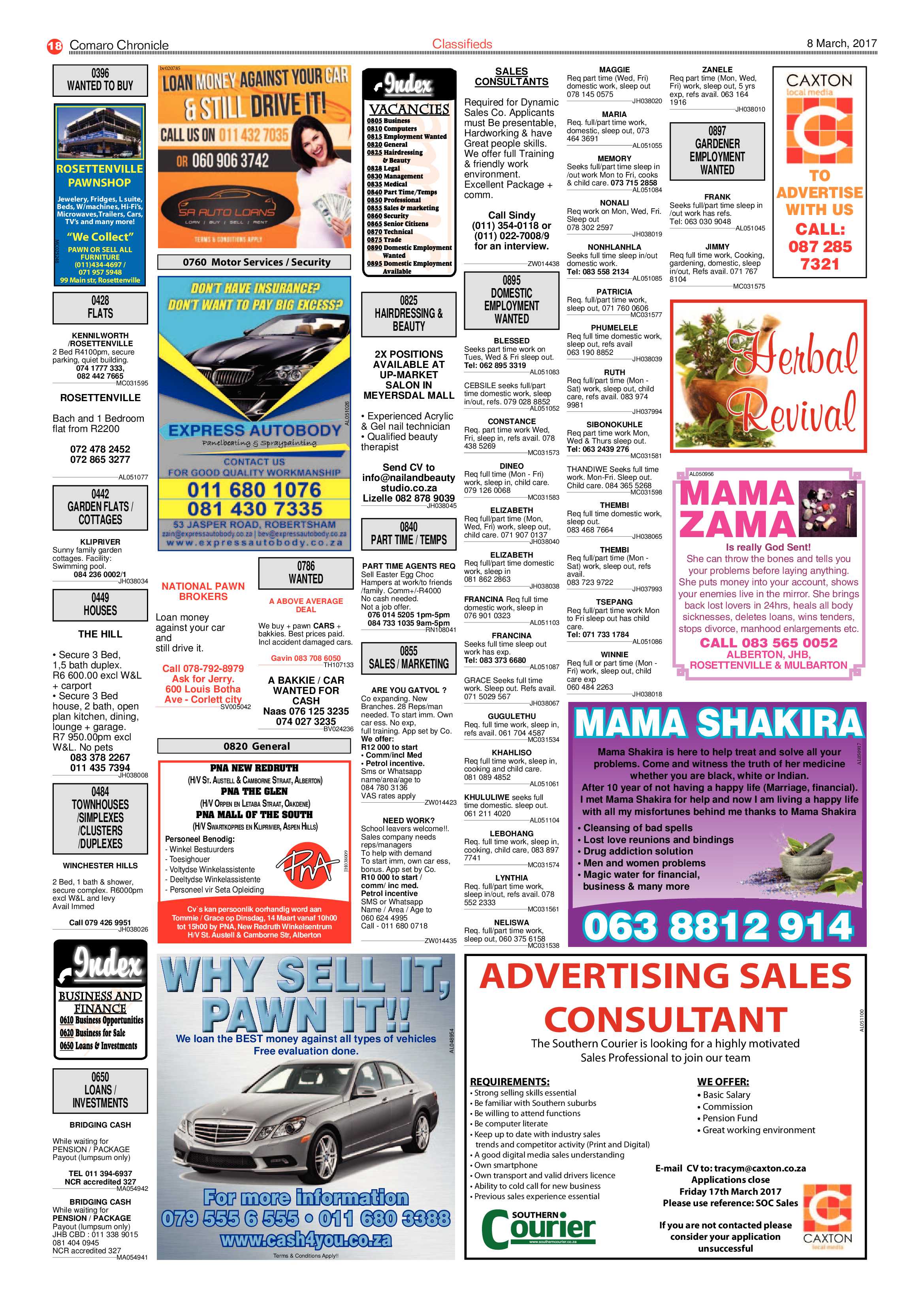 Comaro Chronicle 08 March 2017 page 18