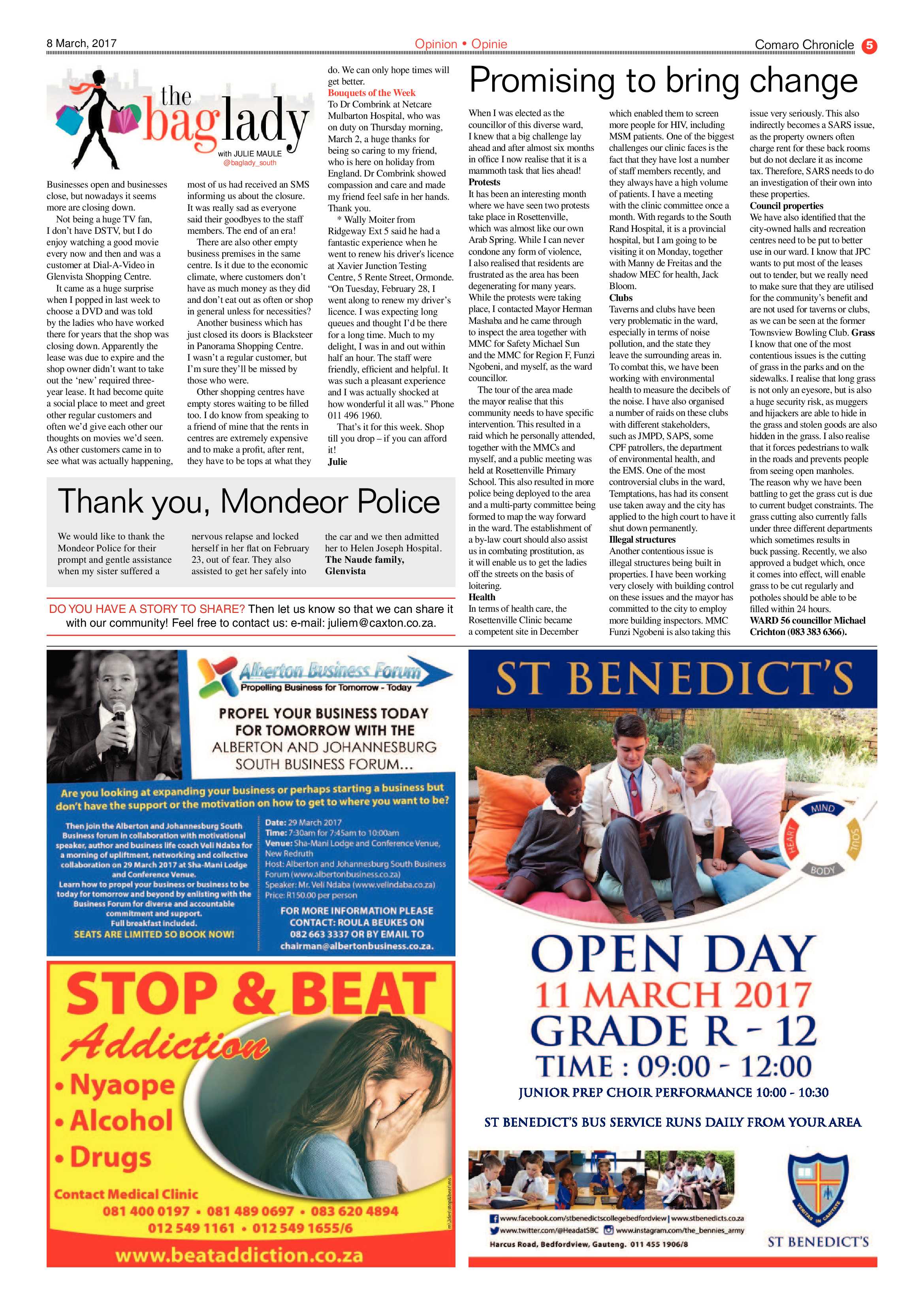 Comaro Chronicle 08 March 2017 page 5