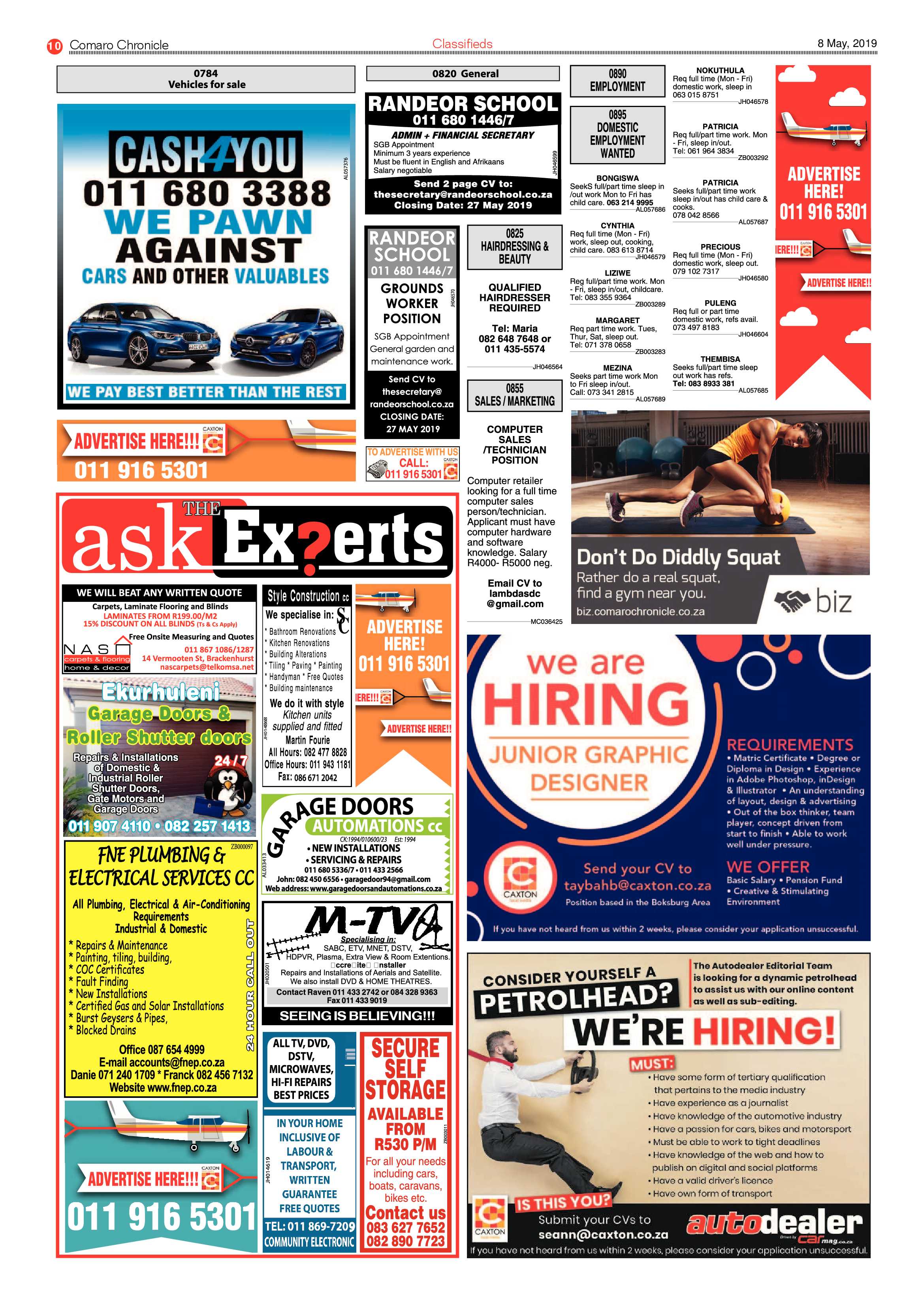 Comaro Chronicle 08 May 2019 page 10