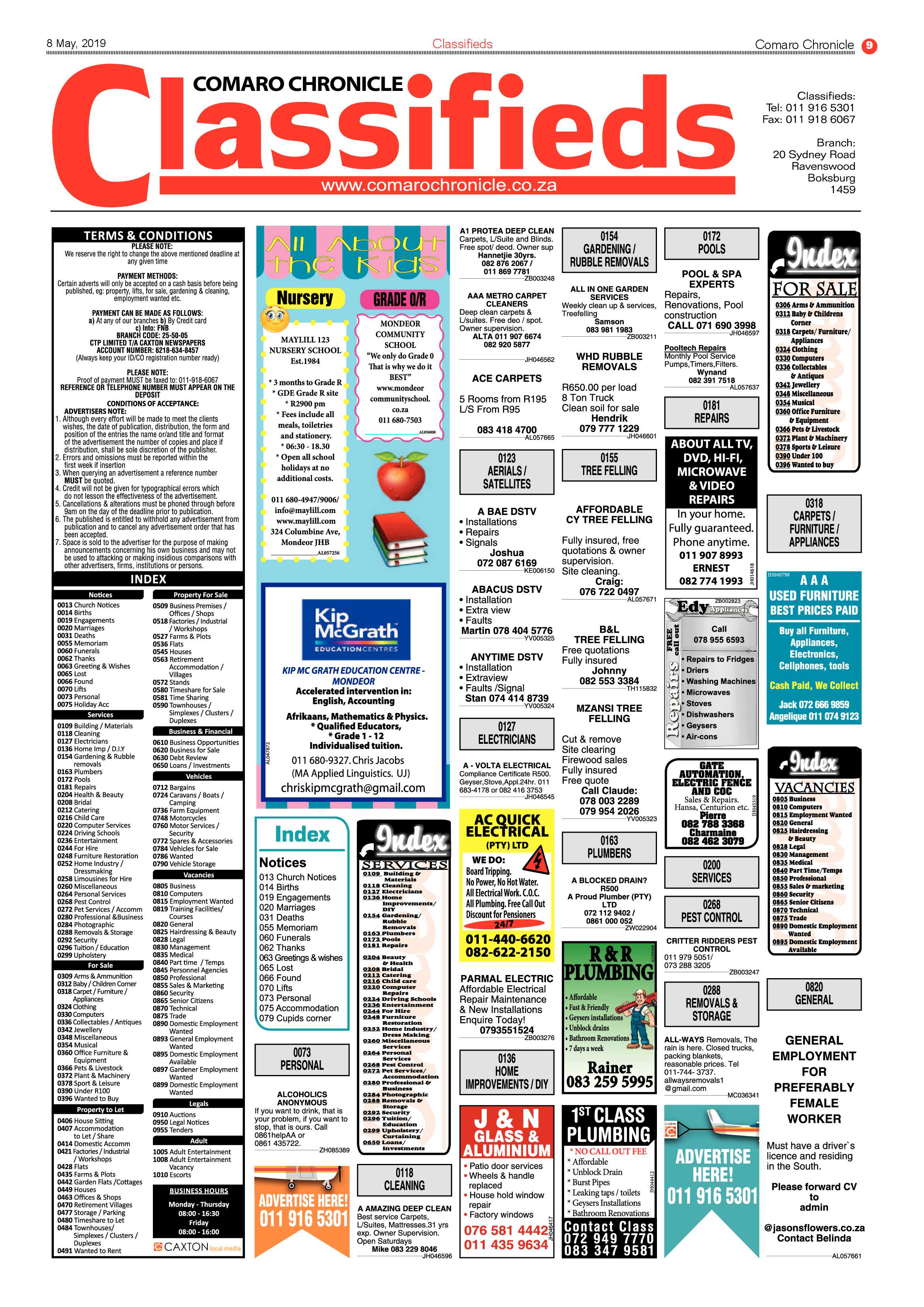 Comaro Chronicle 08 May 2019 page 9