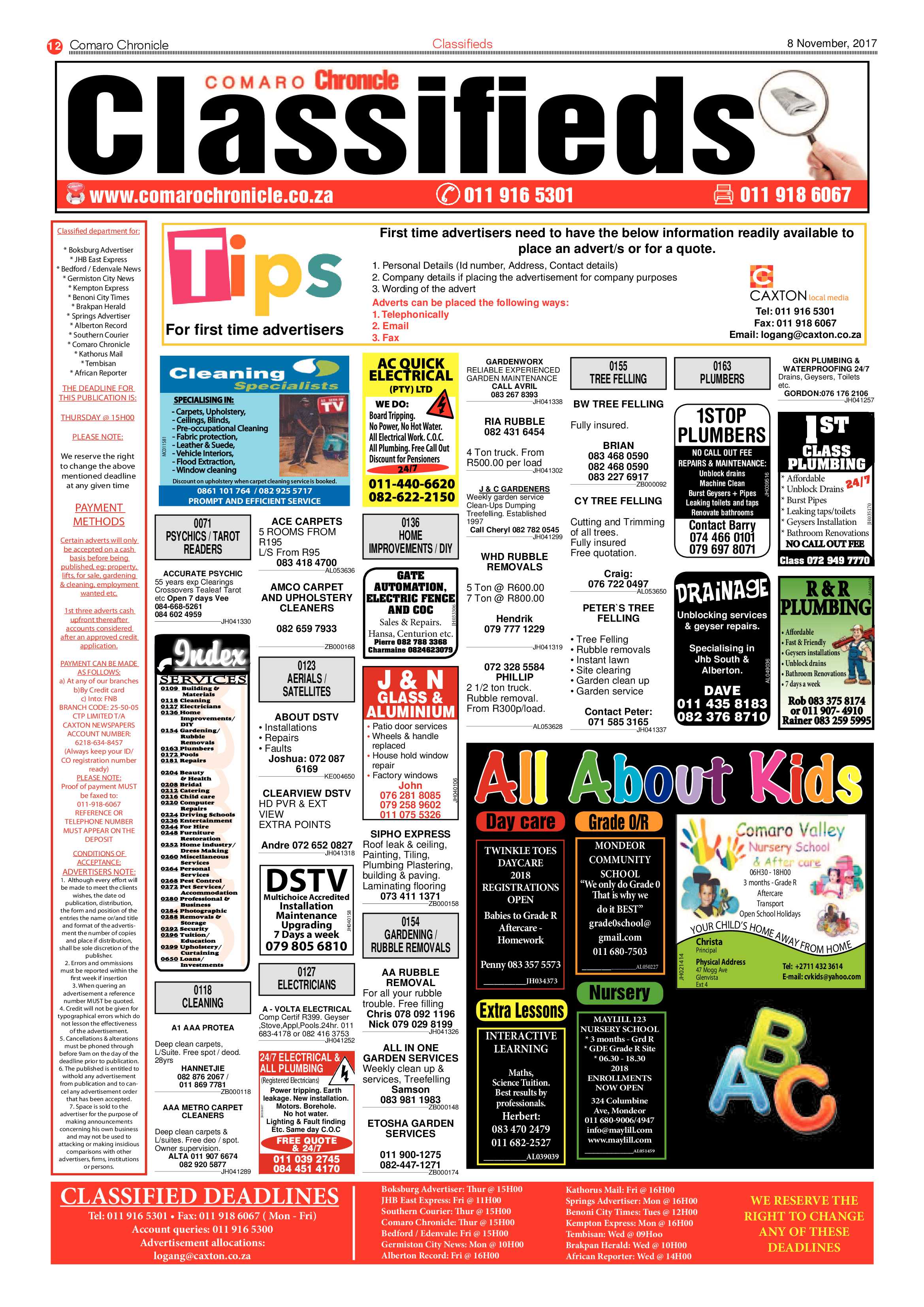 Comaro Chronicle 08 November 2017 page 12