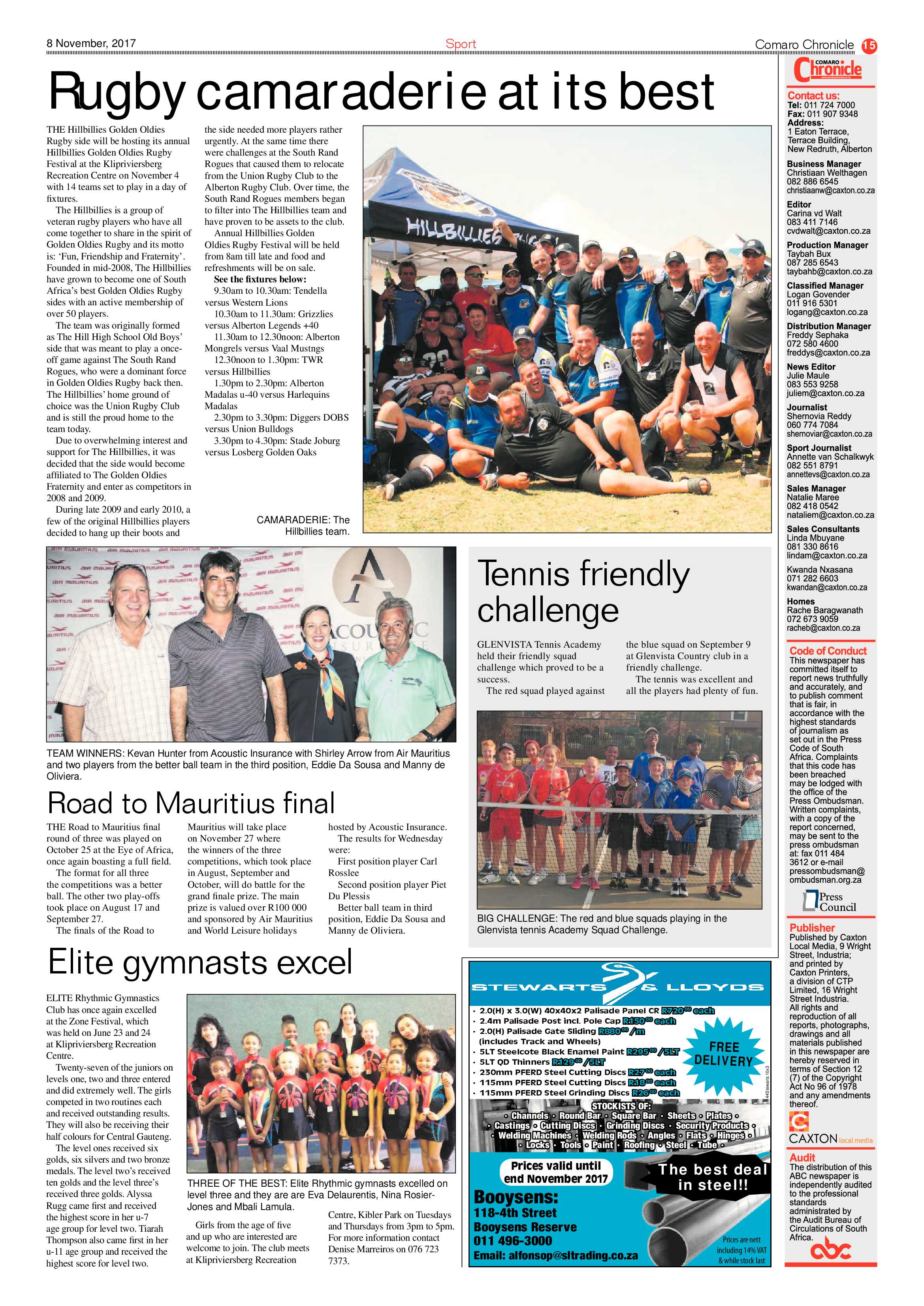 Comaro Chronicle 08 November 2017 page 15