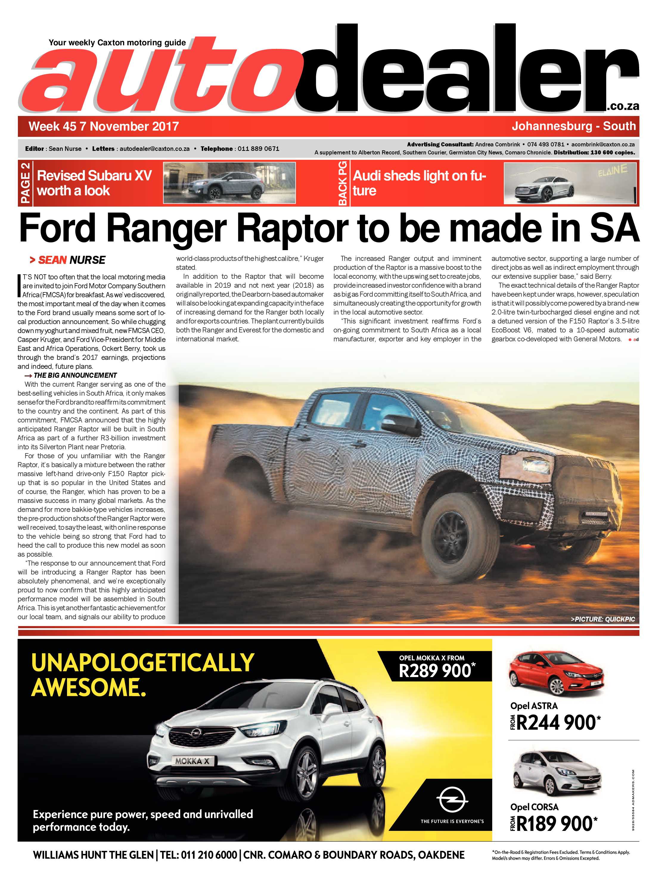 Comaro Chronicle 08 November 2017 page 17