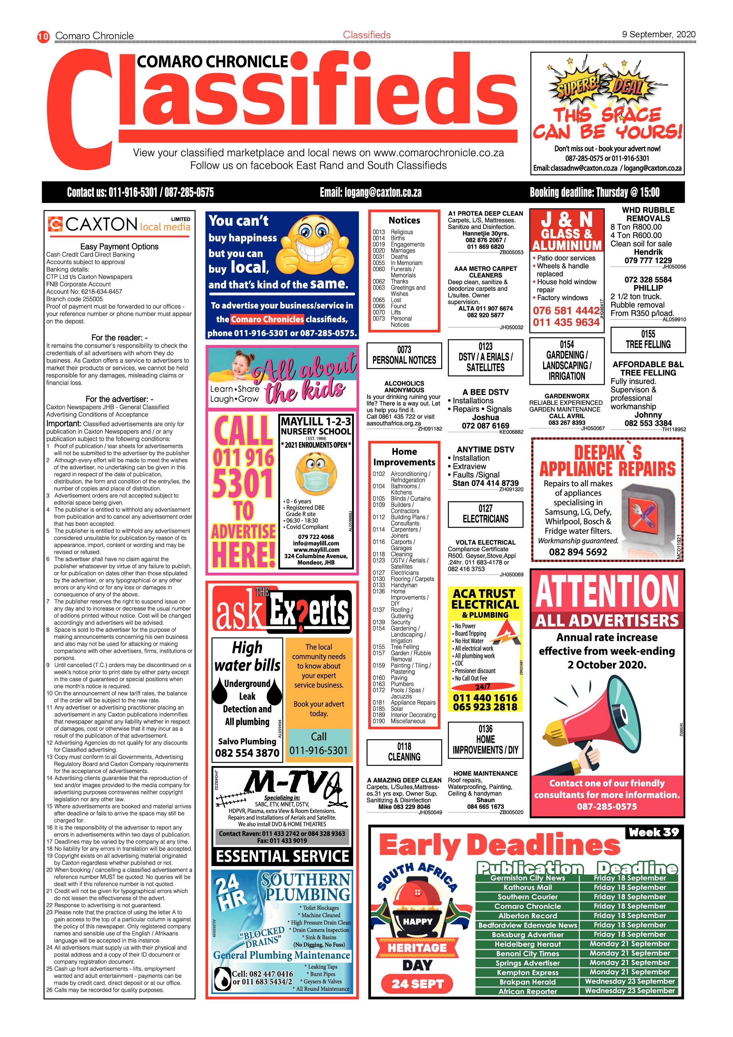 Comaro Chronicle 09 September 2020 page 10
