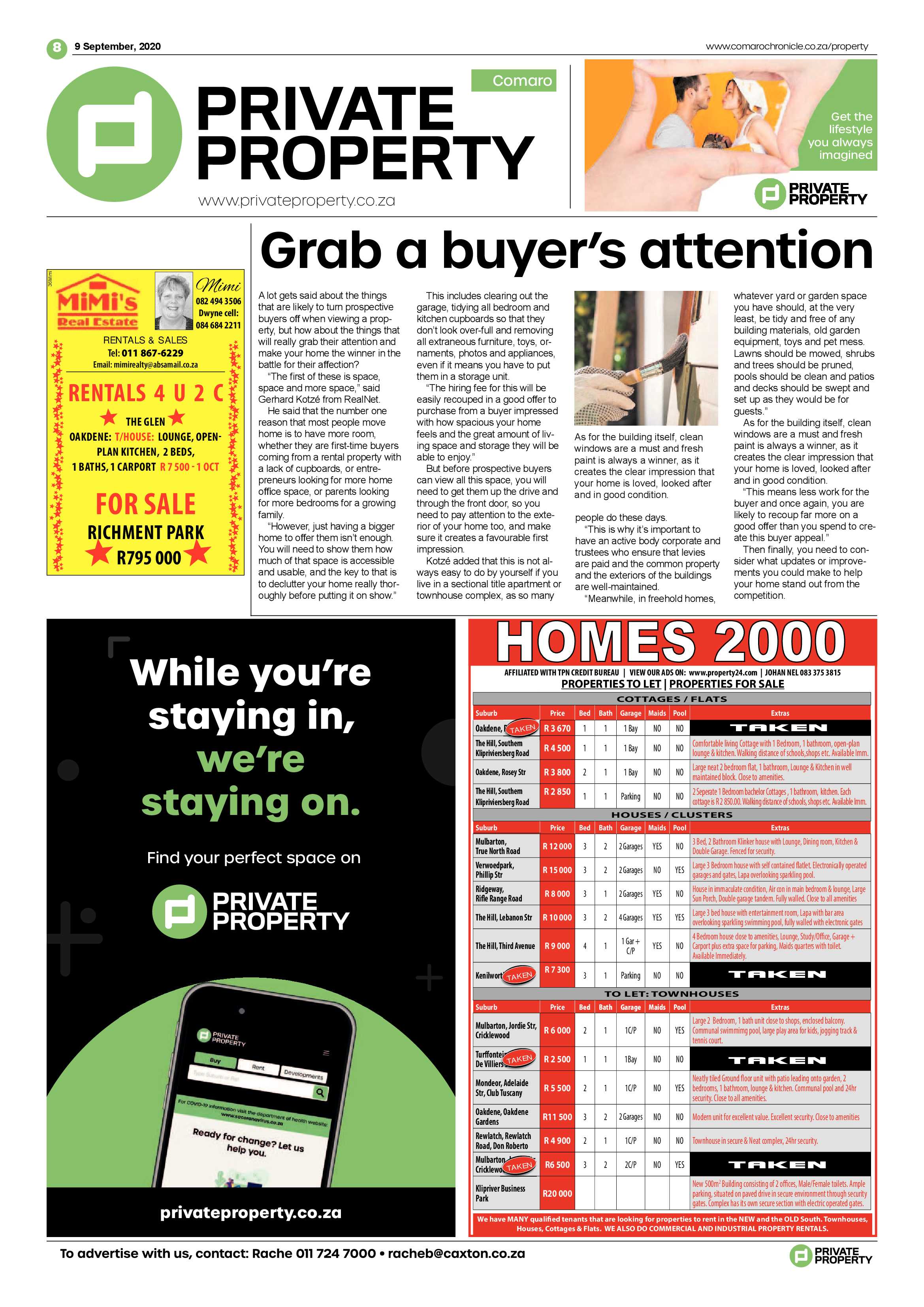 Comaro Chronicle 09 September 2020 page 8