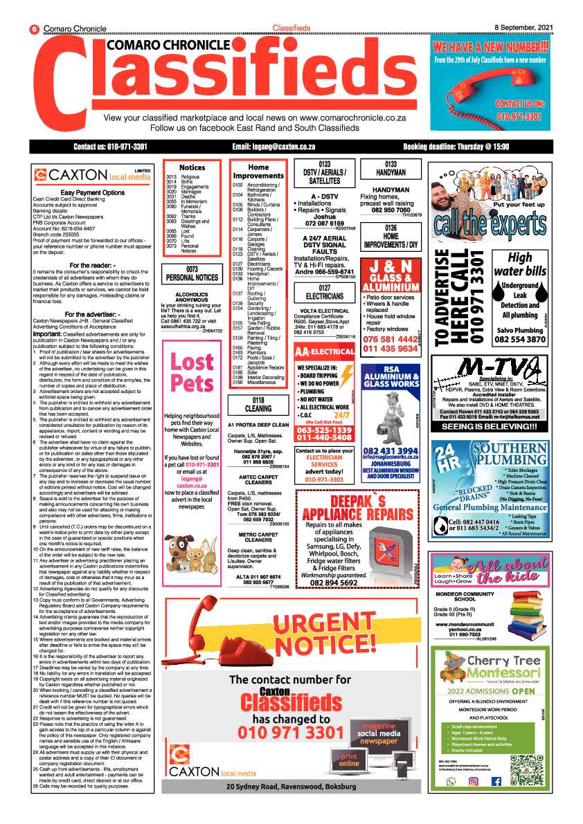 Comaro Chronicle 08 September 2021 page 6