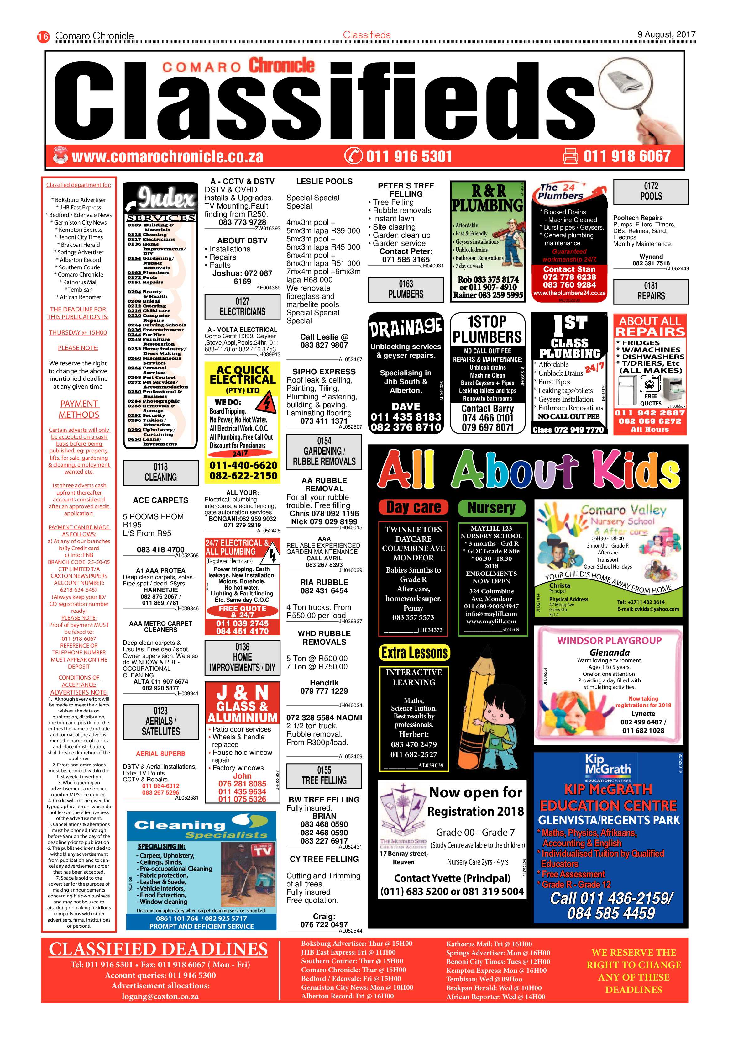 Comaro Chronicle 09 August 2017 page 16
