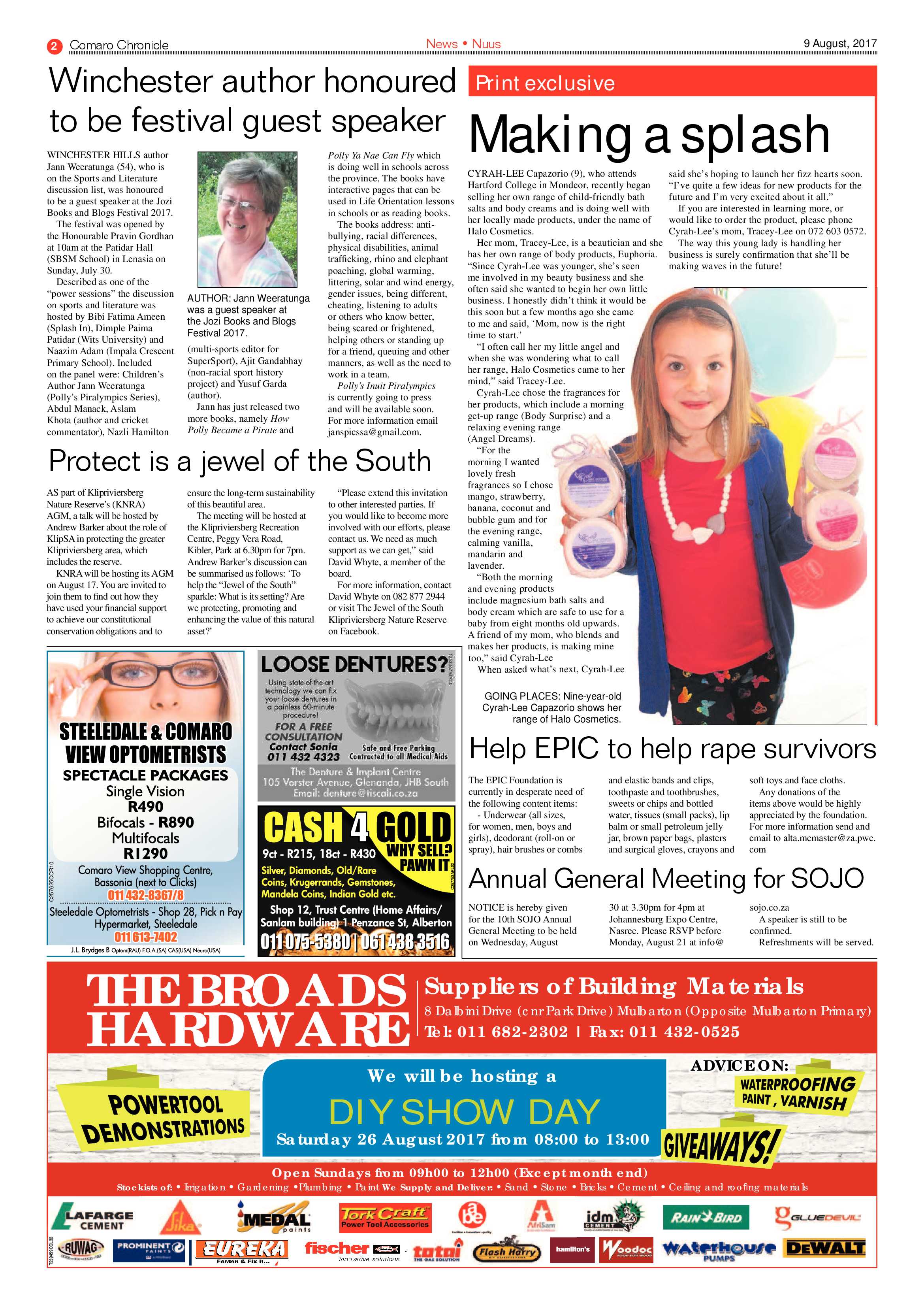 Comaro Chronicle 09 August 2017 page 2