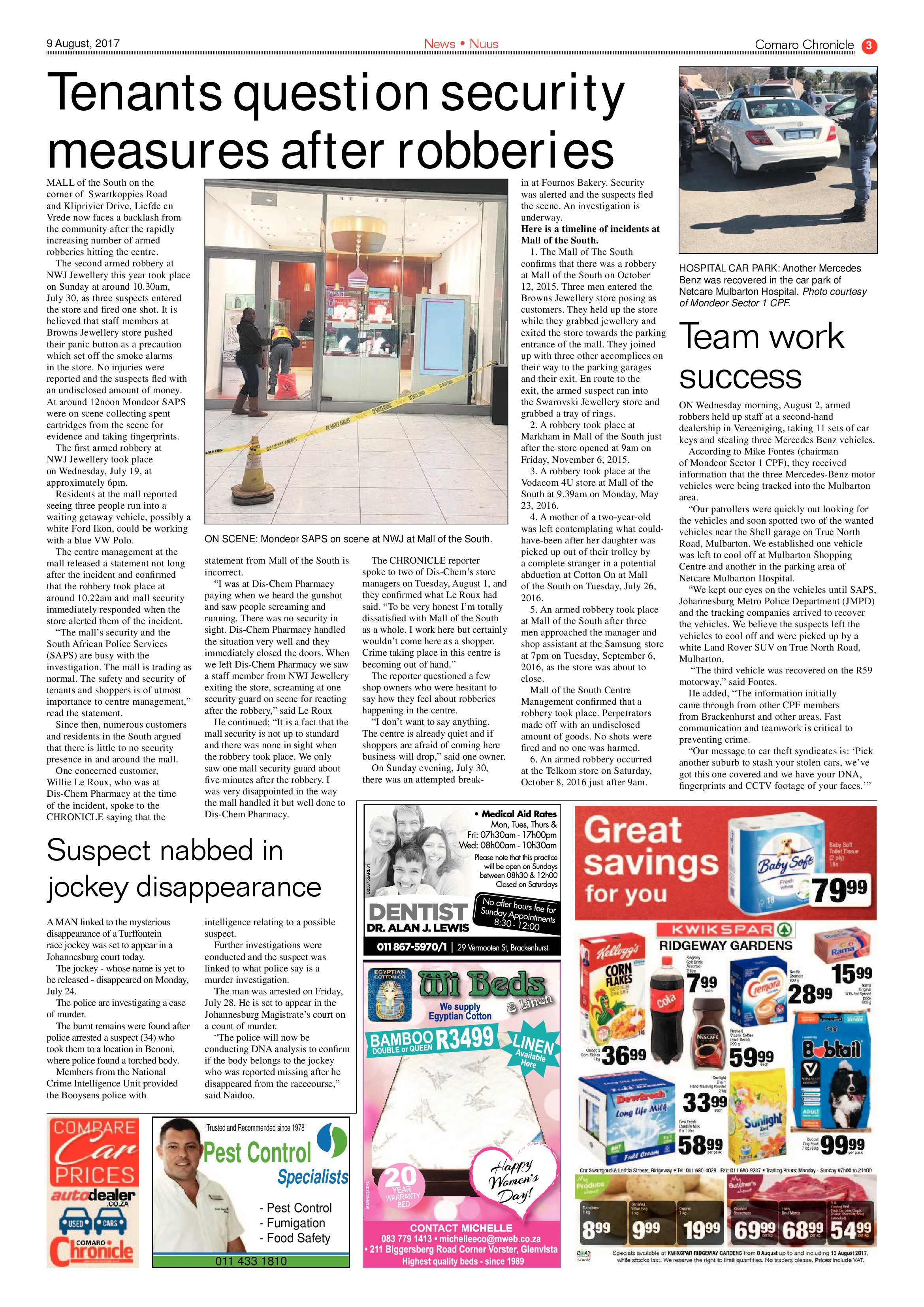 Comaro Chronicle 09 August 2017 page 3