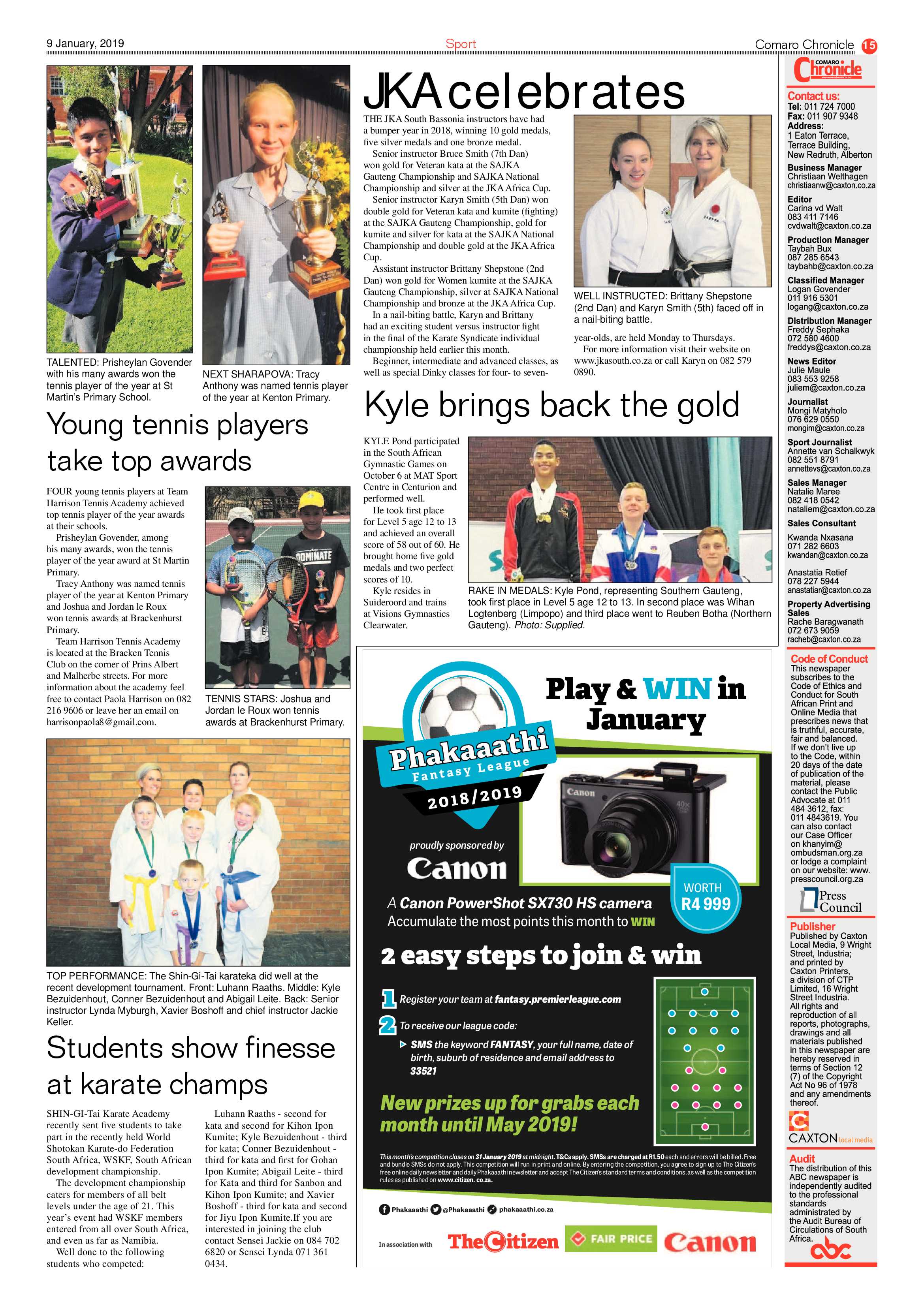 Comaro Chronicle 09 January 2019 page 15