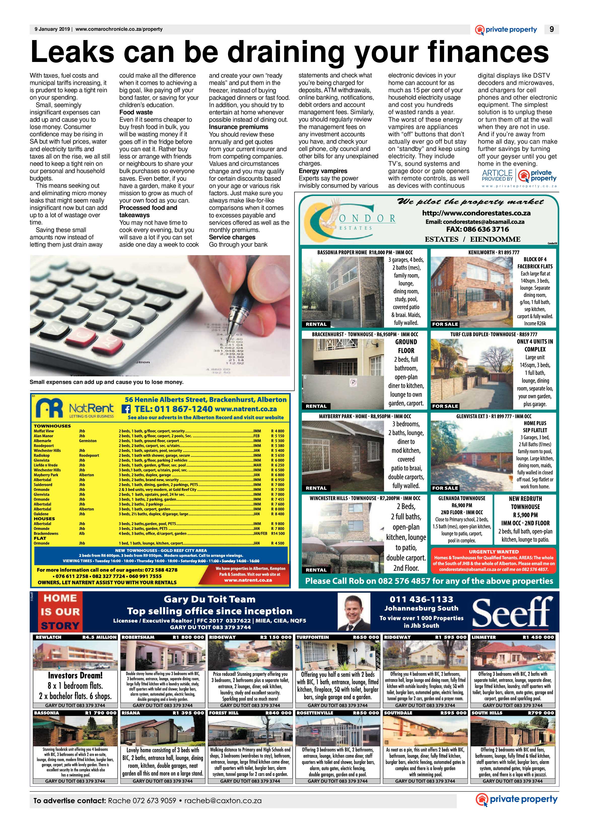 Comaro Chronicle 09 January 2019 page 9