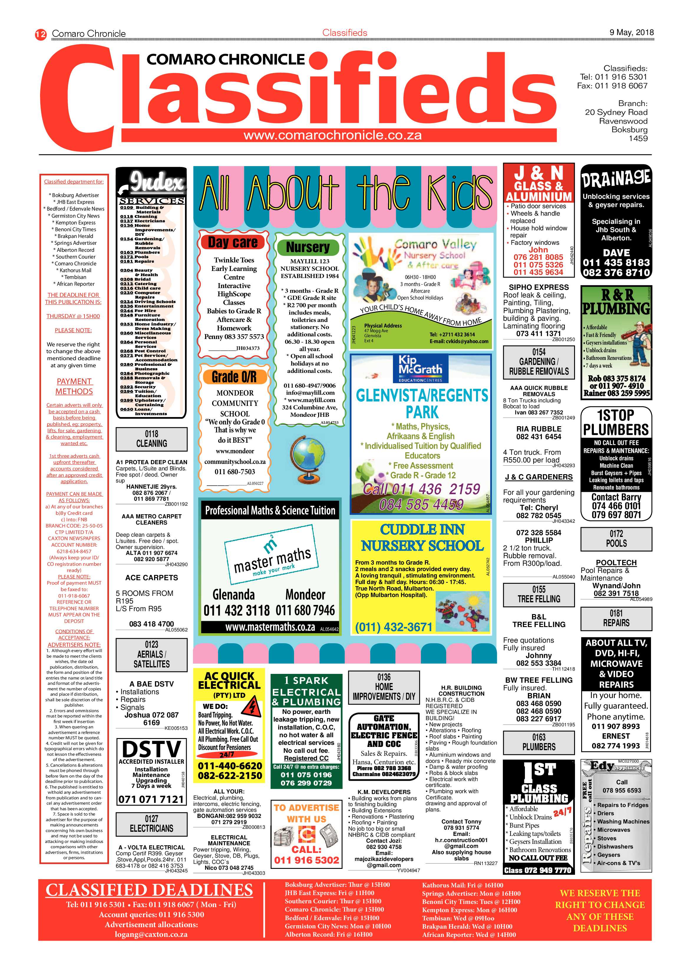 Comaro Chronicle 09 May 2018 page 12