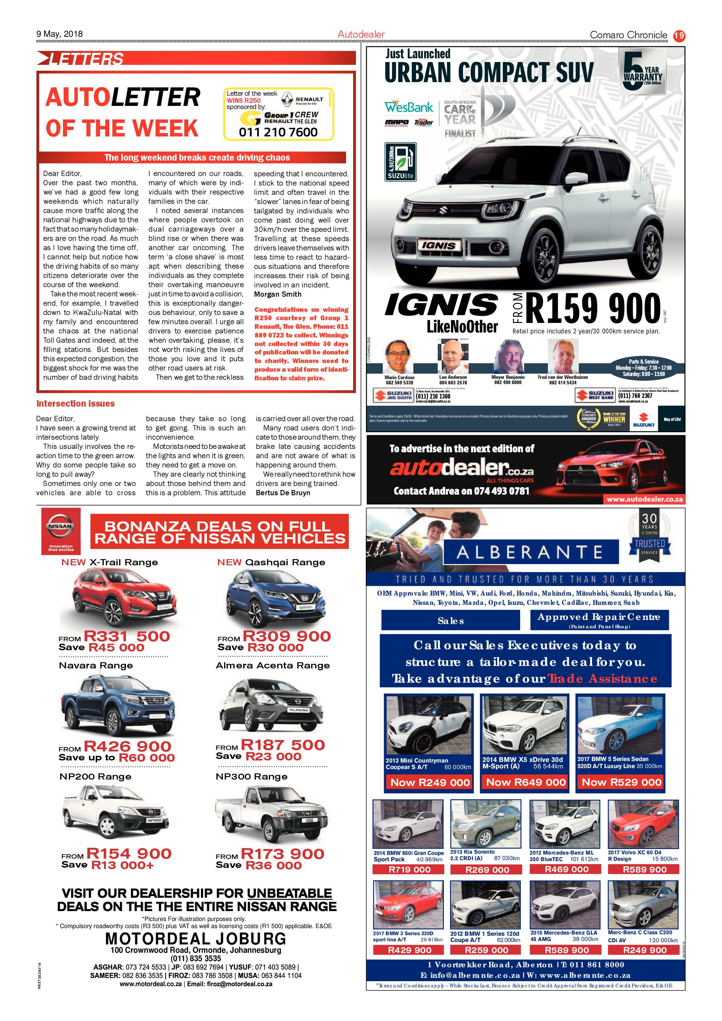 Comaro Chronicle 09 May 2018 page 19