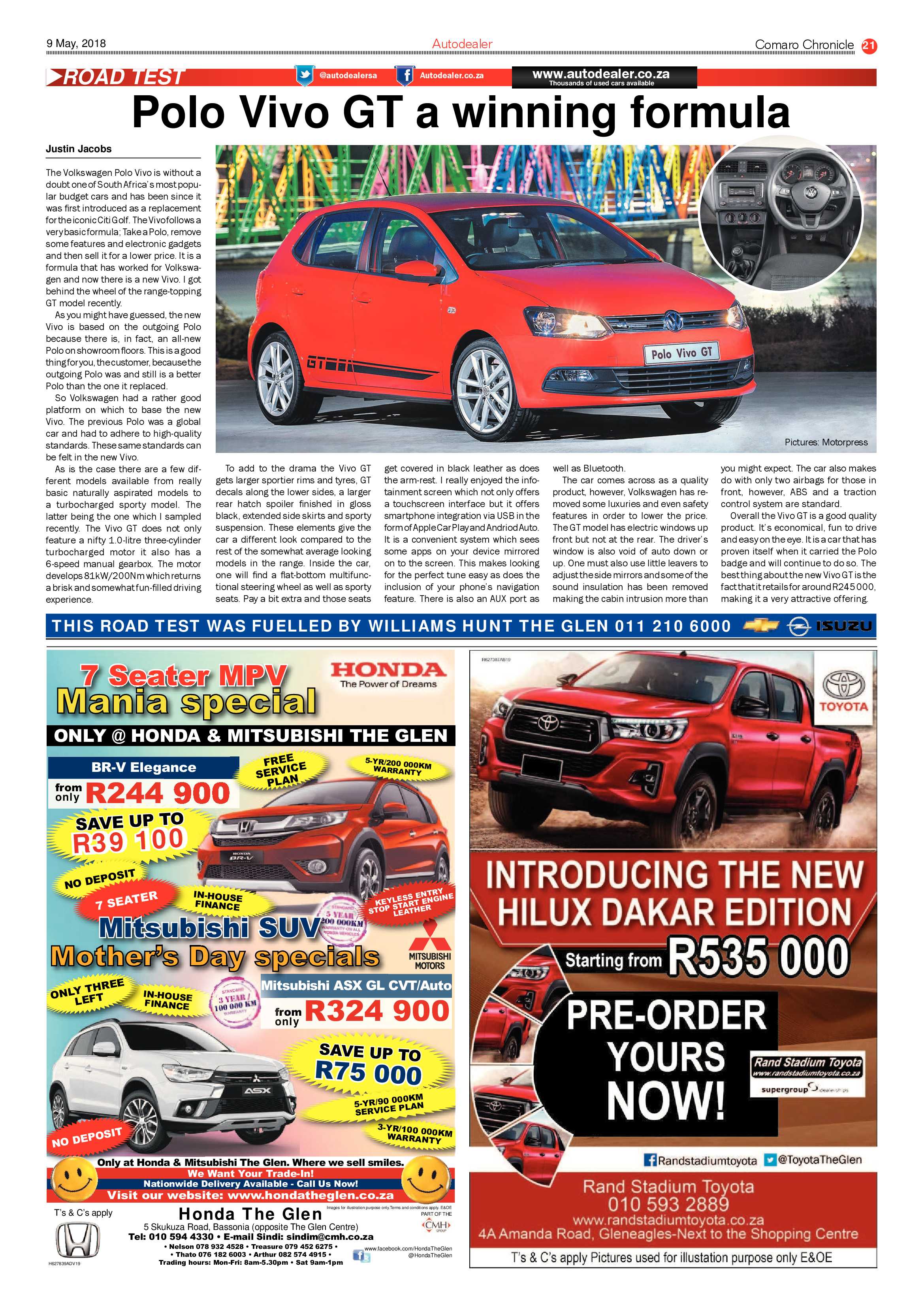 Comaro Chronicle 09 May 2018 page 21