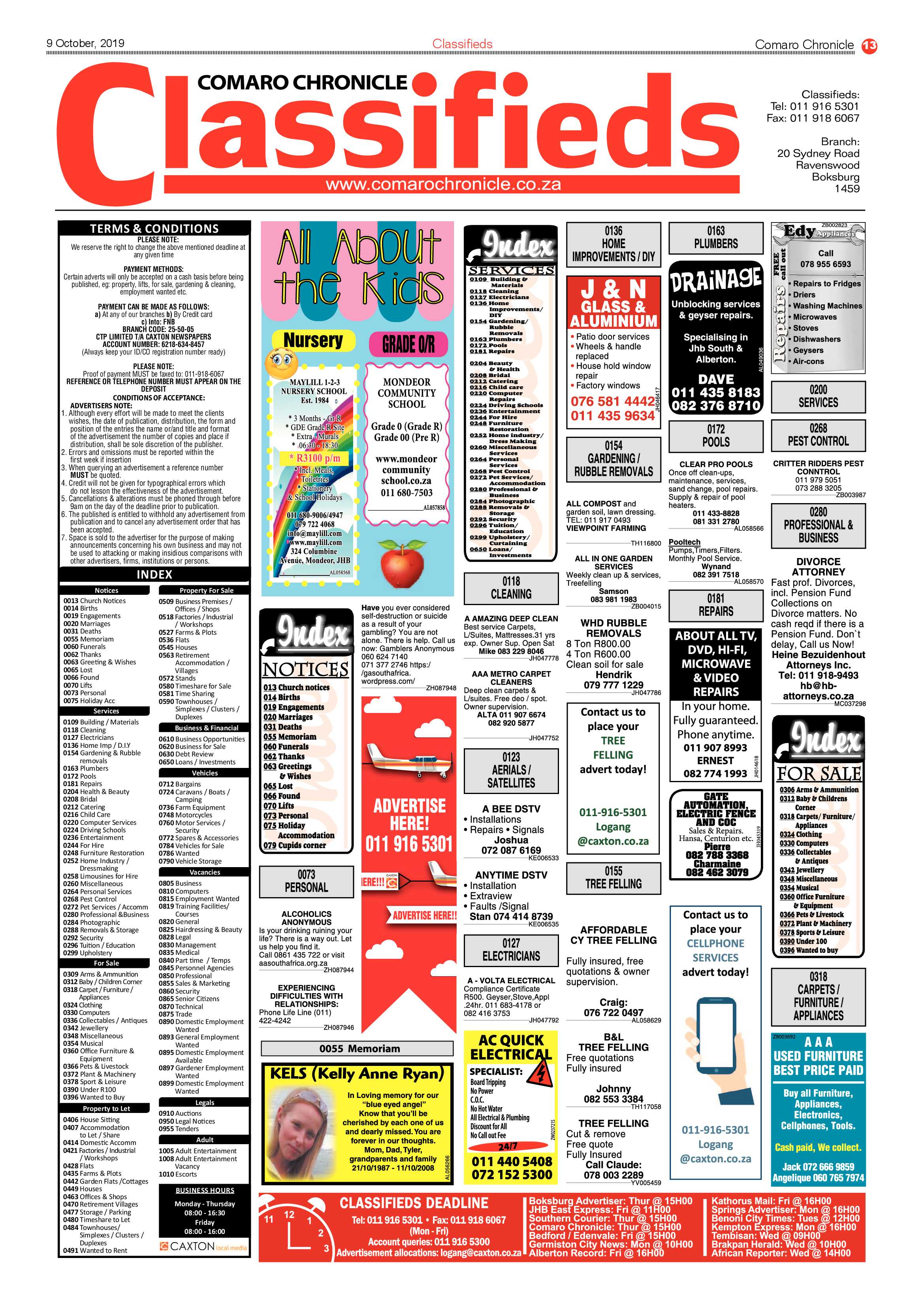 Comaro Chronicle 09 October 2019 page 13