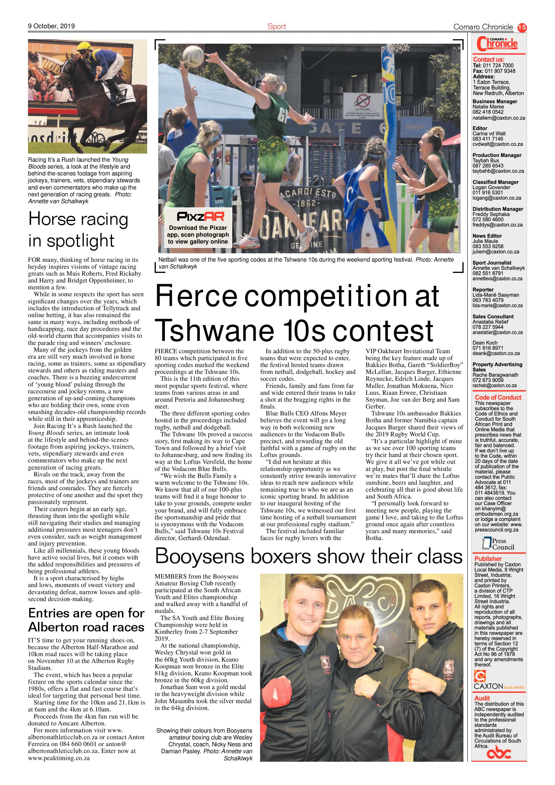 Comaro Chronicle 09 October 2019 page 15