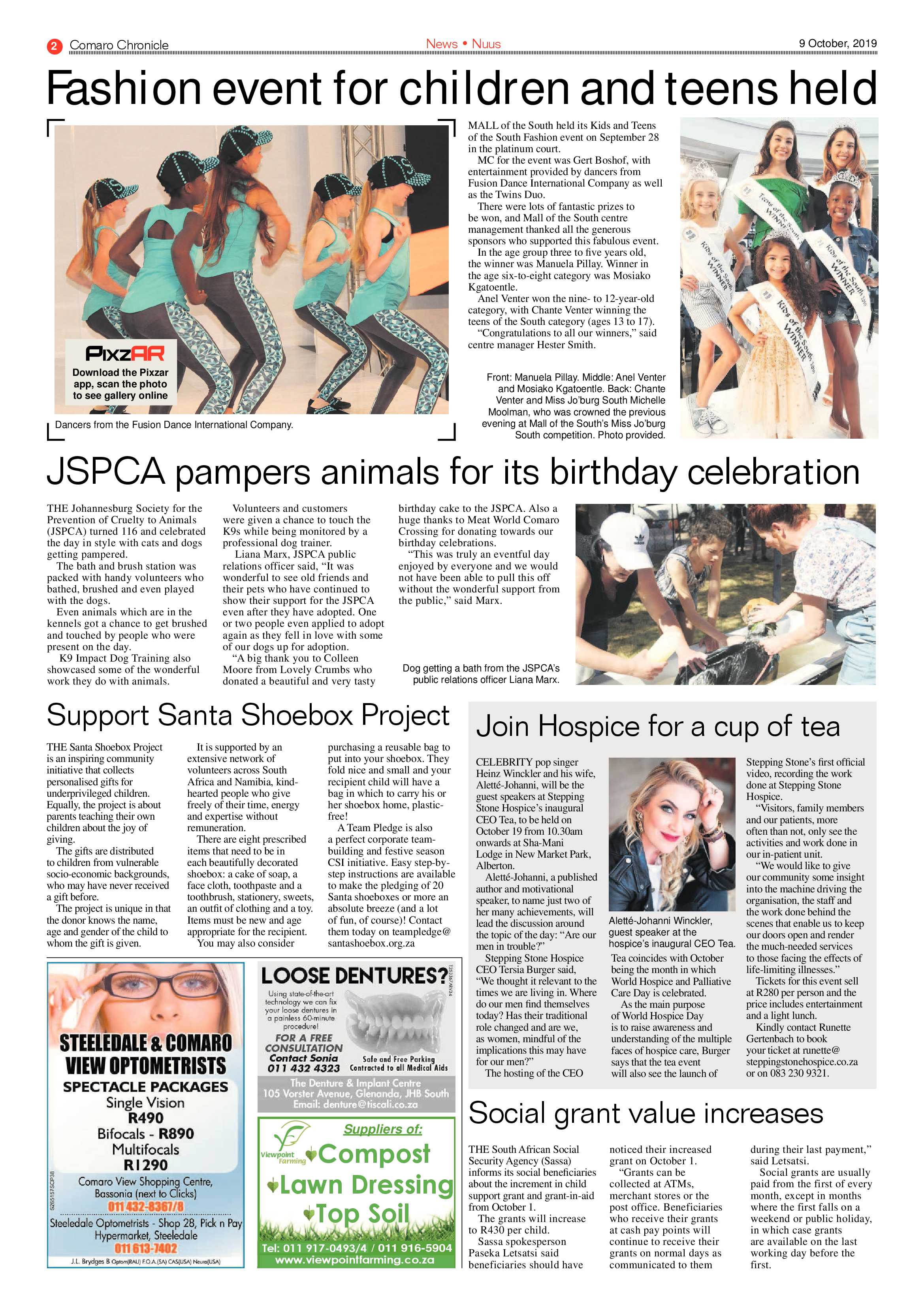 Comaro Chronicle 09 October 2019 page 2