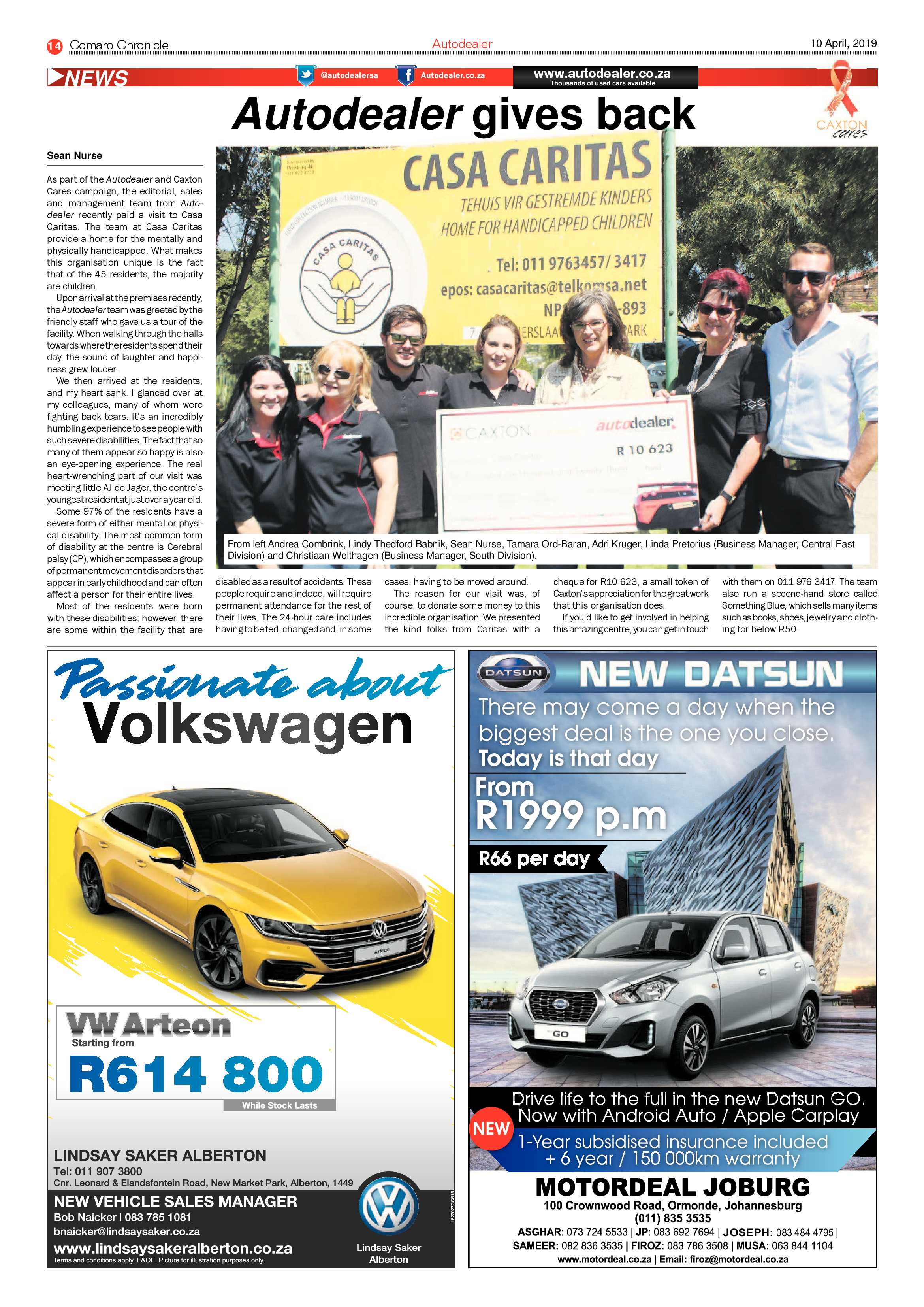 Comaro Chronicle 10 April 2019 page 14